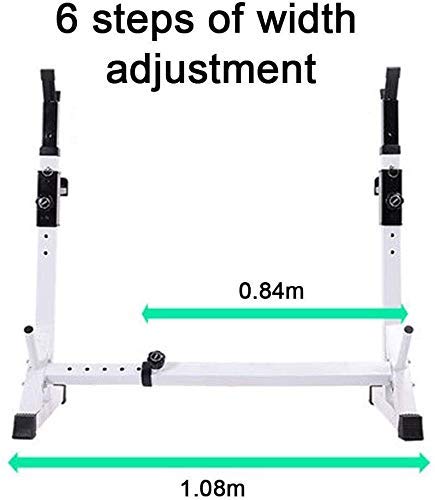 Adjustable Weight Bench for Home Gym - Smart Telescopic Workout Bench with Barbell Rack for Bench Press & Squat Exercises | Perfect for Strength Training, Bodybuilding & Fitness Workouts