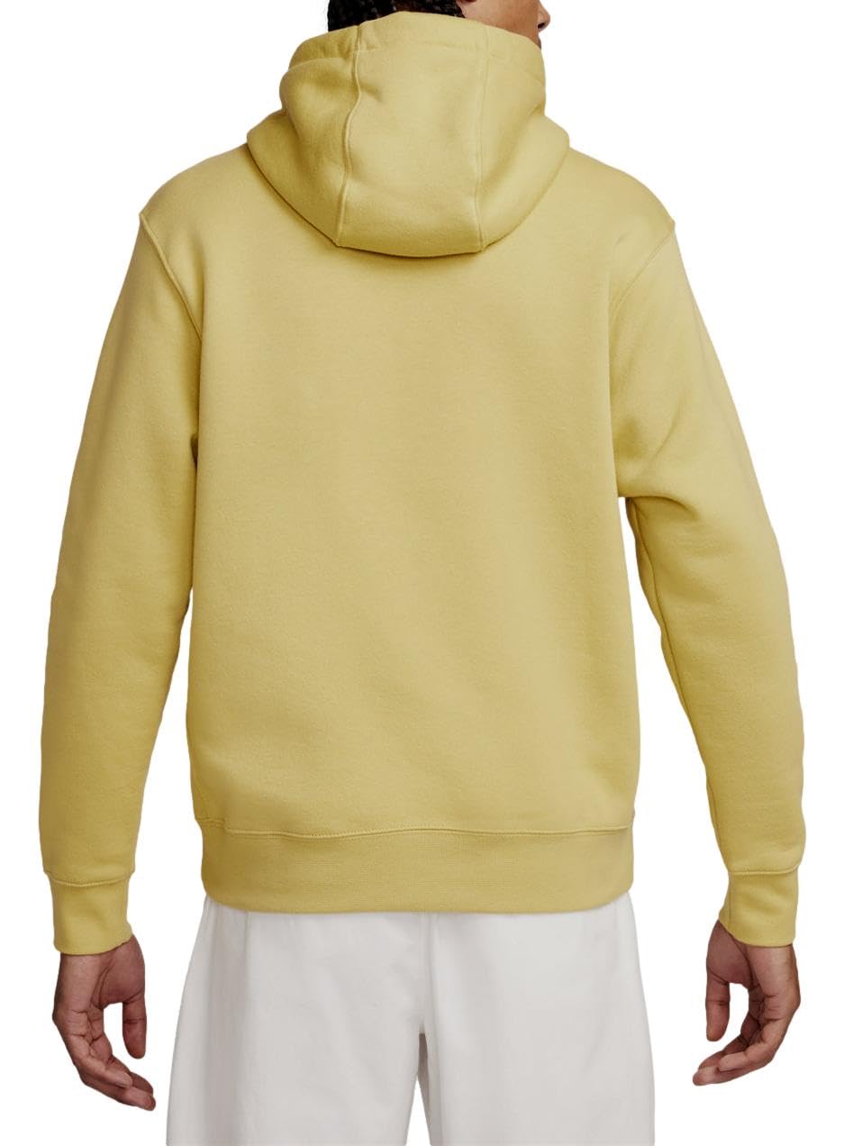 Nike Men's Hoodie Sweatshirt - Lightweight Fleece Pullover with Pouch Pocket | Casual Streetwear for Gym, Running & Everyday Comfort