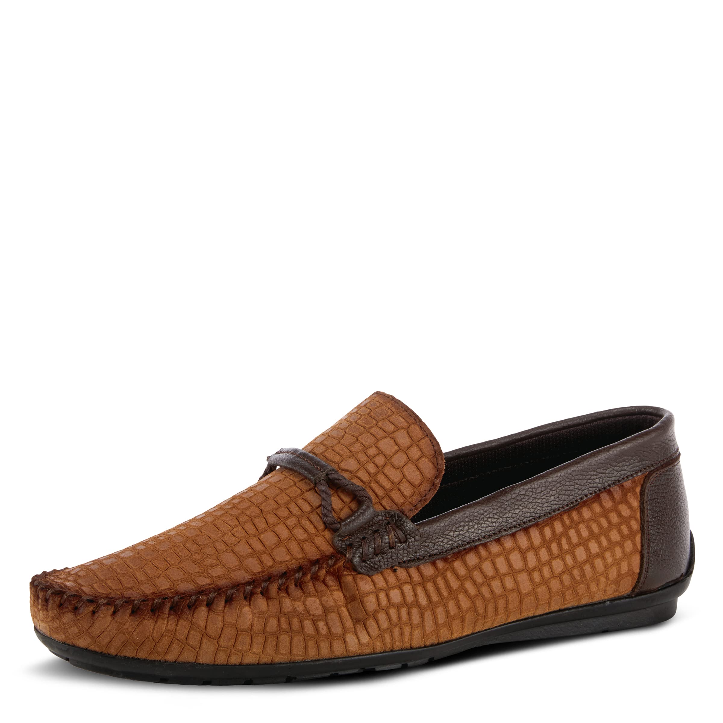 Spring Step Men's Luciano Slip-On Shoe - Comfortable Casual Loafers for Walking, Work & Travel - Breathable Lightweight Slip-On Shoes for Men