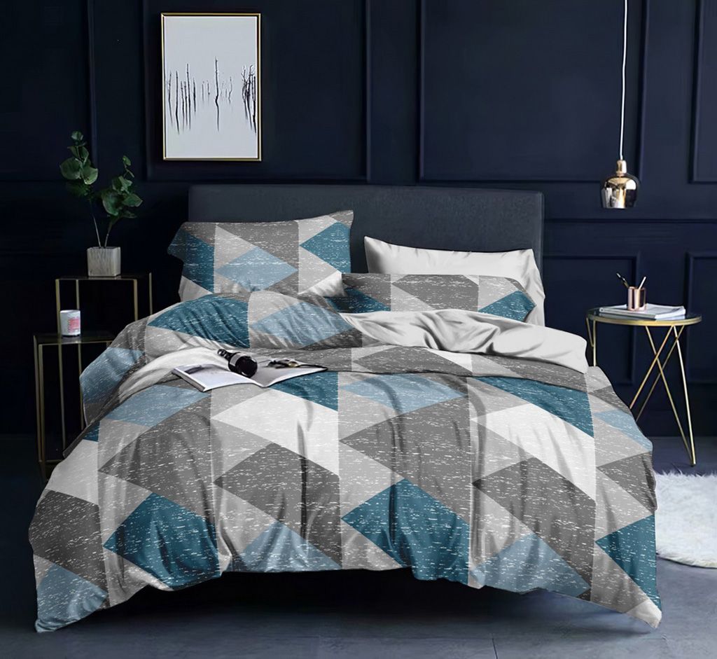 Elliot Queen Size Duvet Cover Set - Soft & Breathable 100% Cotton Bedding - Perfect for Master Bedroom, Guest Room & Cozy Home Decor