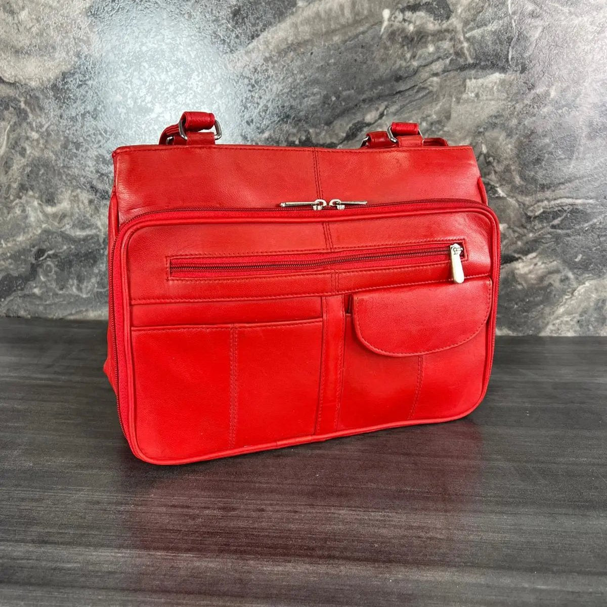 Premium BOL 2 Handle Genuine Leather Tote Bag for Women - Stylish Work & Travel Handbag, Perfect for Office, Shopping & Weekend Getaways