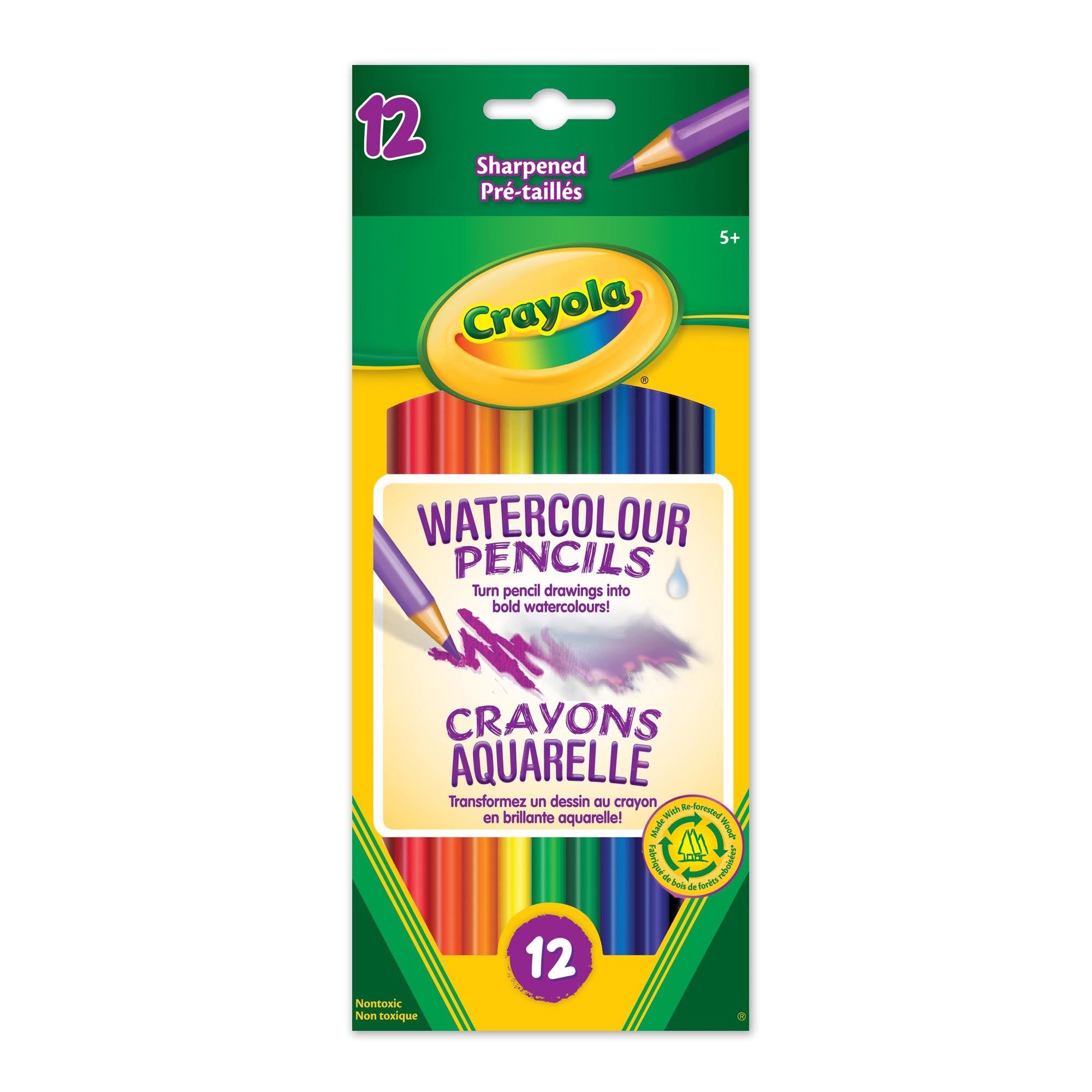 12 Pack Watercolor Pencils for Artists - Professional Colored Pencils Set for Drawing, Sketching & Adult Coloring Books | Perfect for Beginners & Professionals
