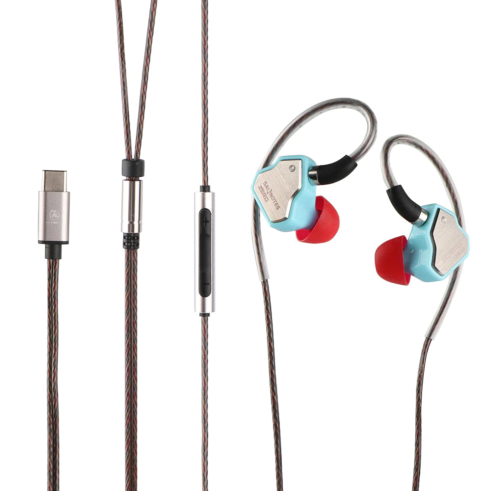 7HZ Salnotes Zero In-Ear Headphones IEM - High Fidelity Sound for Music Lovers, Audiophiles & Gamers | Perfect for Commuting, Workouts & Gaming Sessions