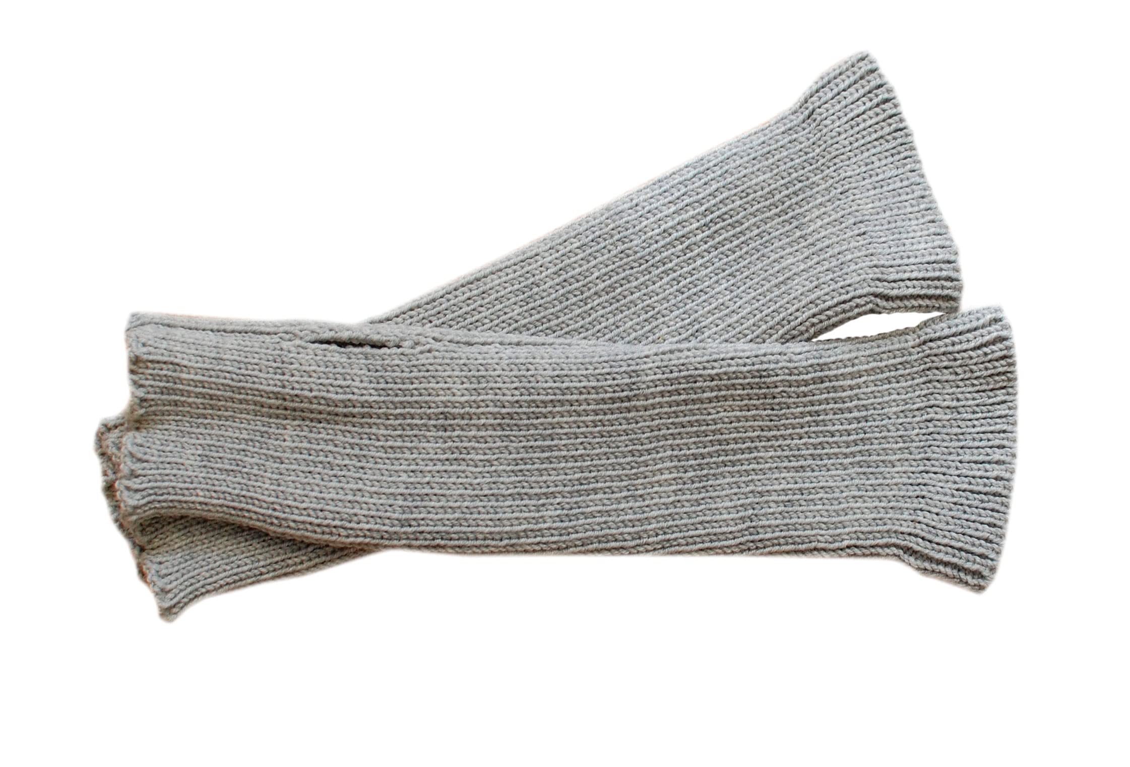 100% Merino Wool Fingerless Gloves for Women - Soft & Warm Knit Arm Warmers - Perfect for Winter, Yoga, Running & Outdoor Activities