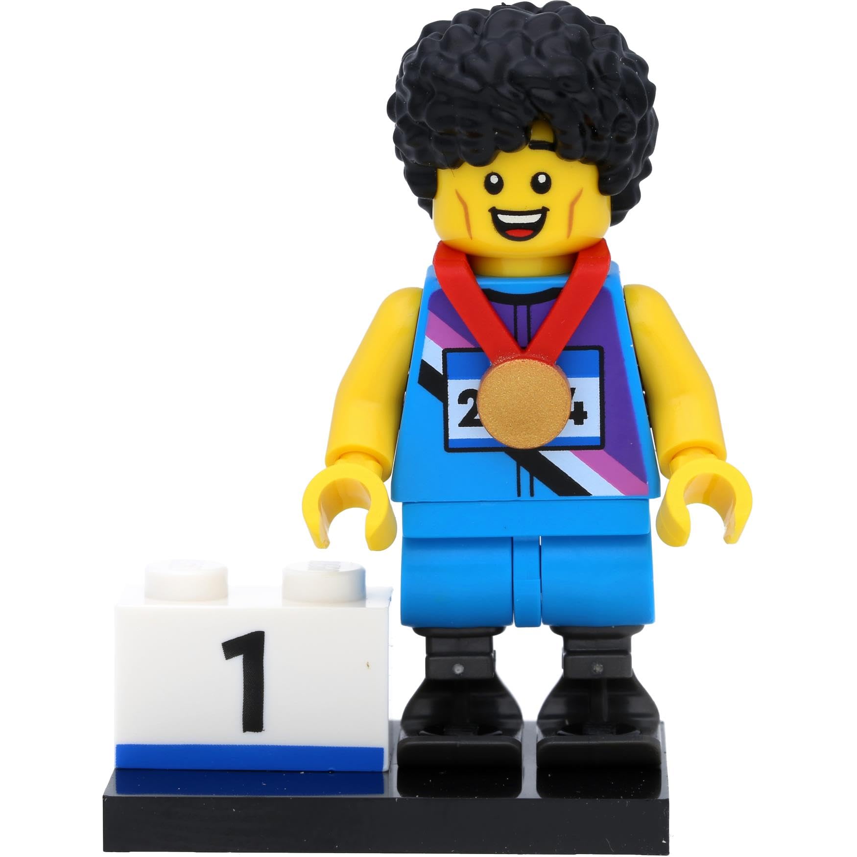 71045 LEGO Minifigures Series 25 Collectible Sprinter Runner Toy Figure - Perfect for LEGO Fans, Collectors & Display Cases