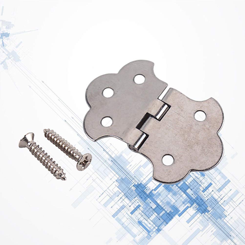 3-String Box Guitar Brass Hinge Tailpiece - Mini Butterfly Hinged Bridge Replacement for Cigar Box Guitars | Perfect for Luthiers & DIY Instrument Builders