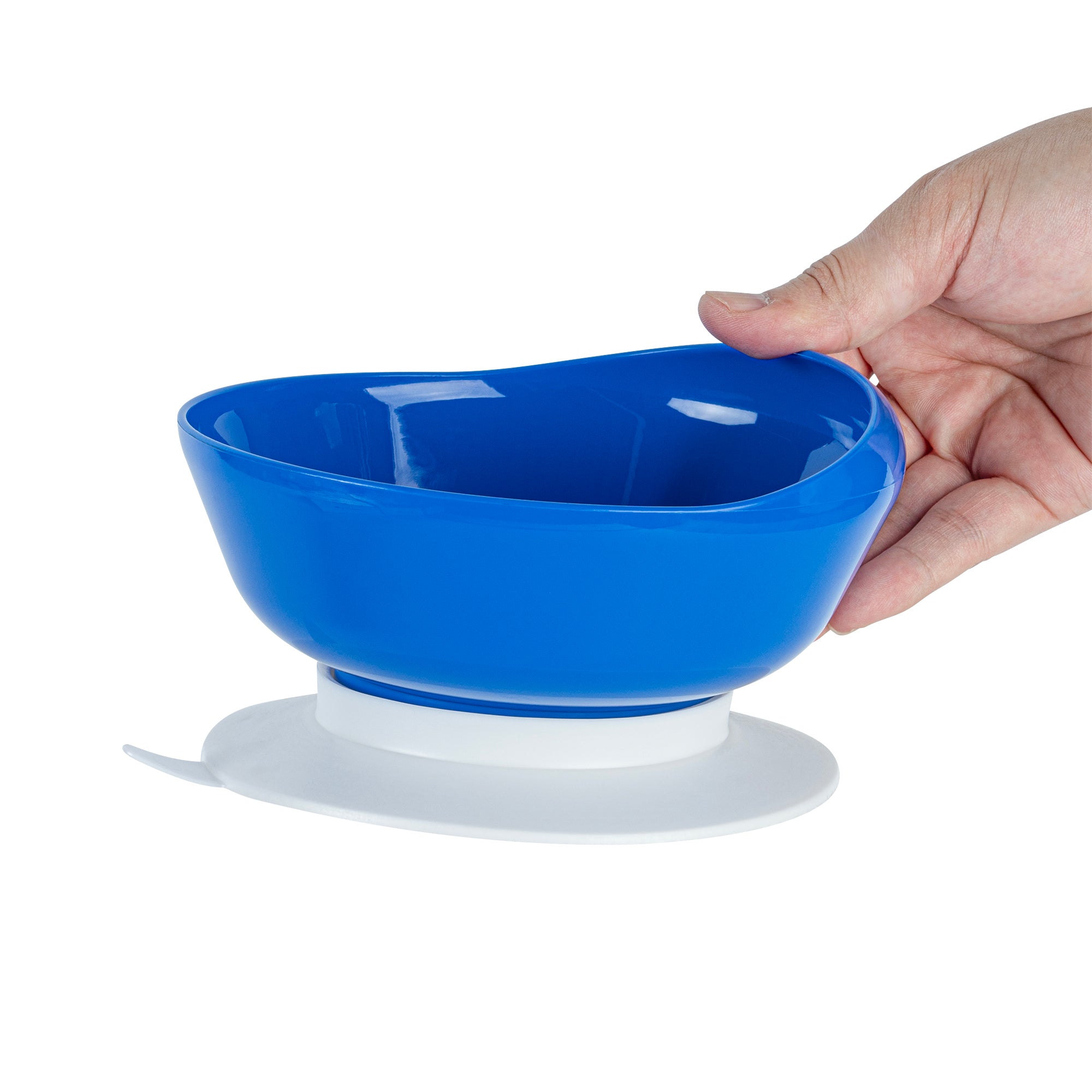 Spill-Proof Baby Feeding Set with Suction Base - 2-Piece Scoop Plate & Bowl Combo for Toddlers | BPA-Free Plastic Dishware | Ideal for High Chair, Travel & Mess-Free Meals