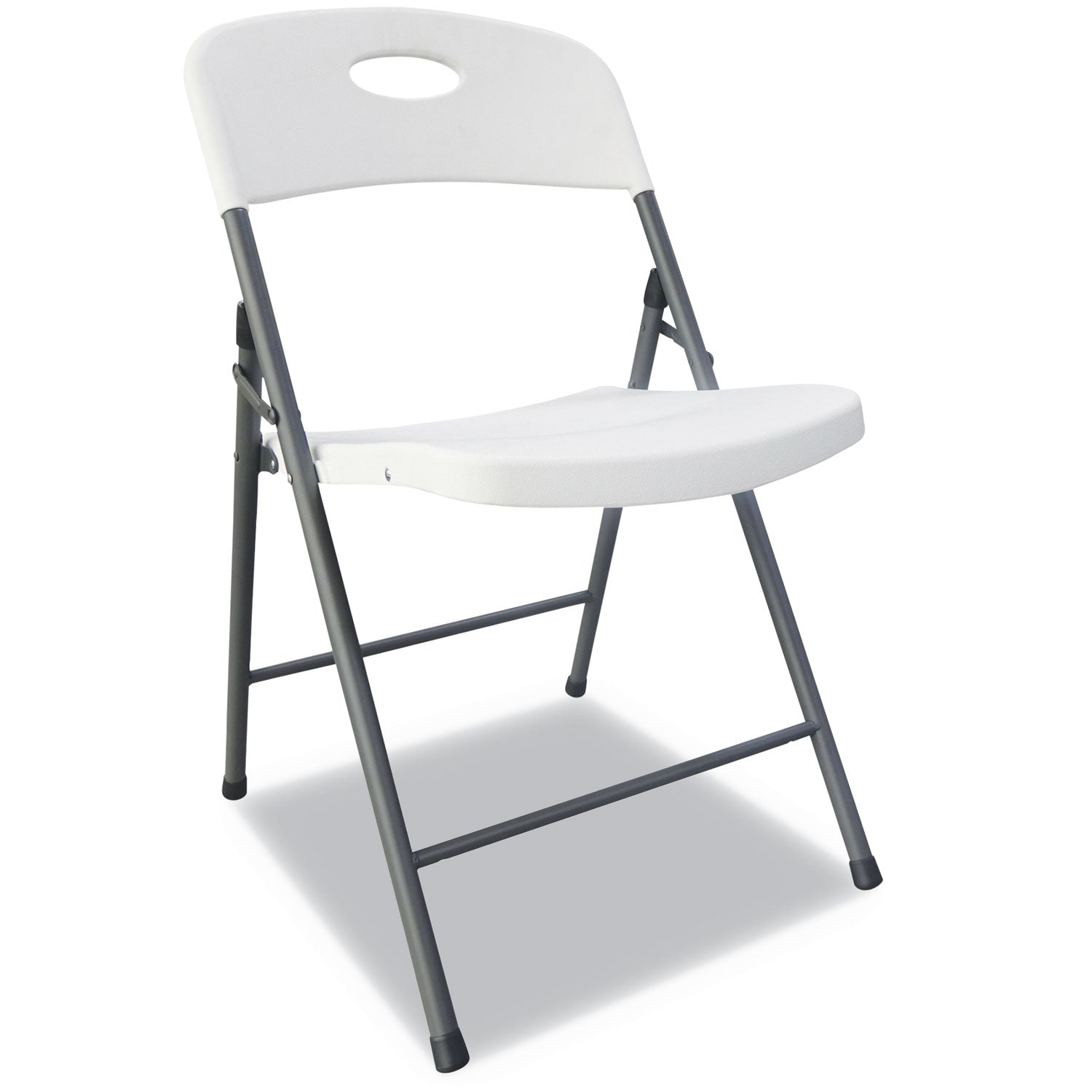 Alera® Heavy Duty Molded Resin Folding Chair - 225 lb Weight Capacity - 18.19