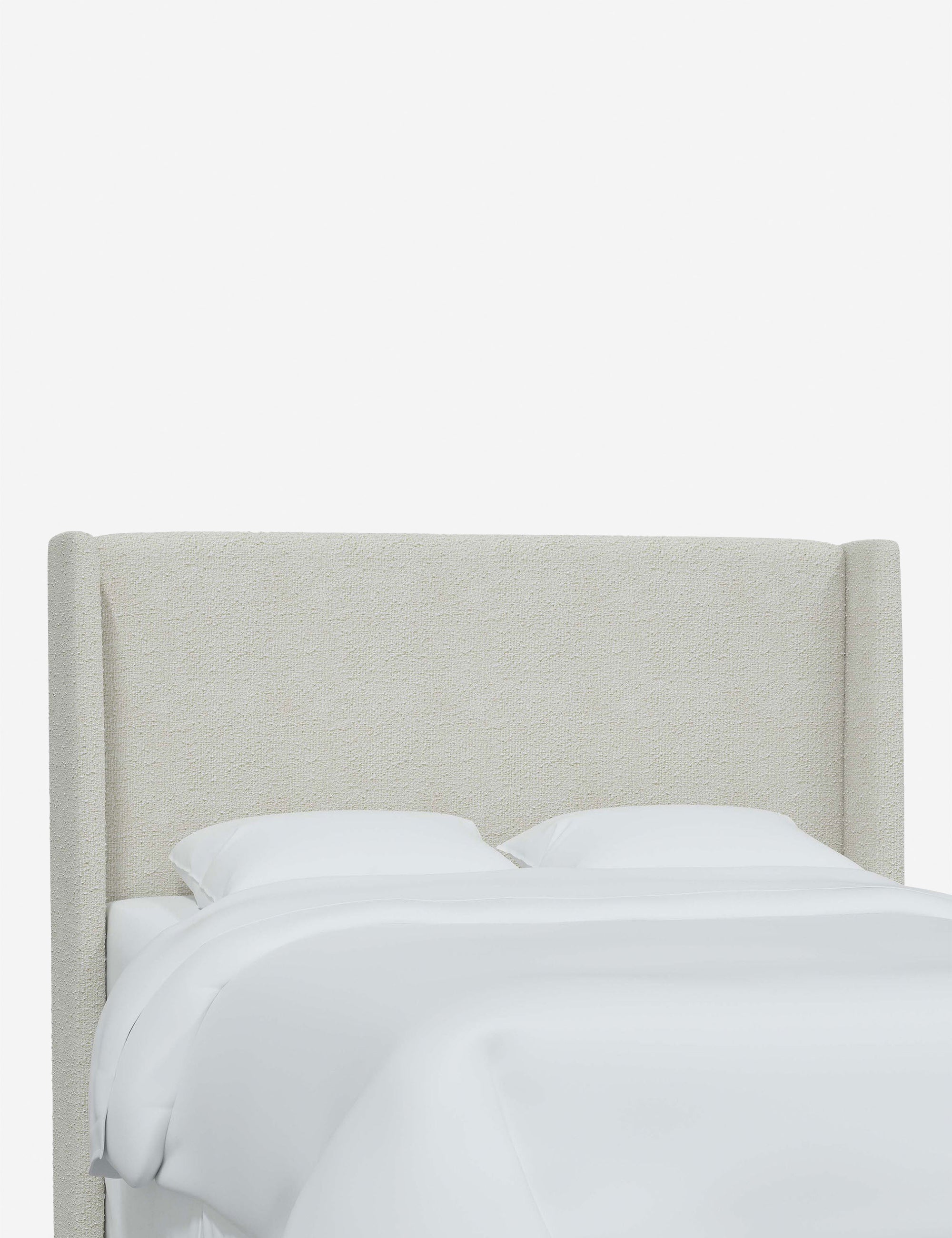 Adara Upholstered Headboard - Queen Size Bed Frame Headboard with Nailhead Trim - Perfect for Master Bedroom, Guest Room & Home Decor