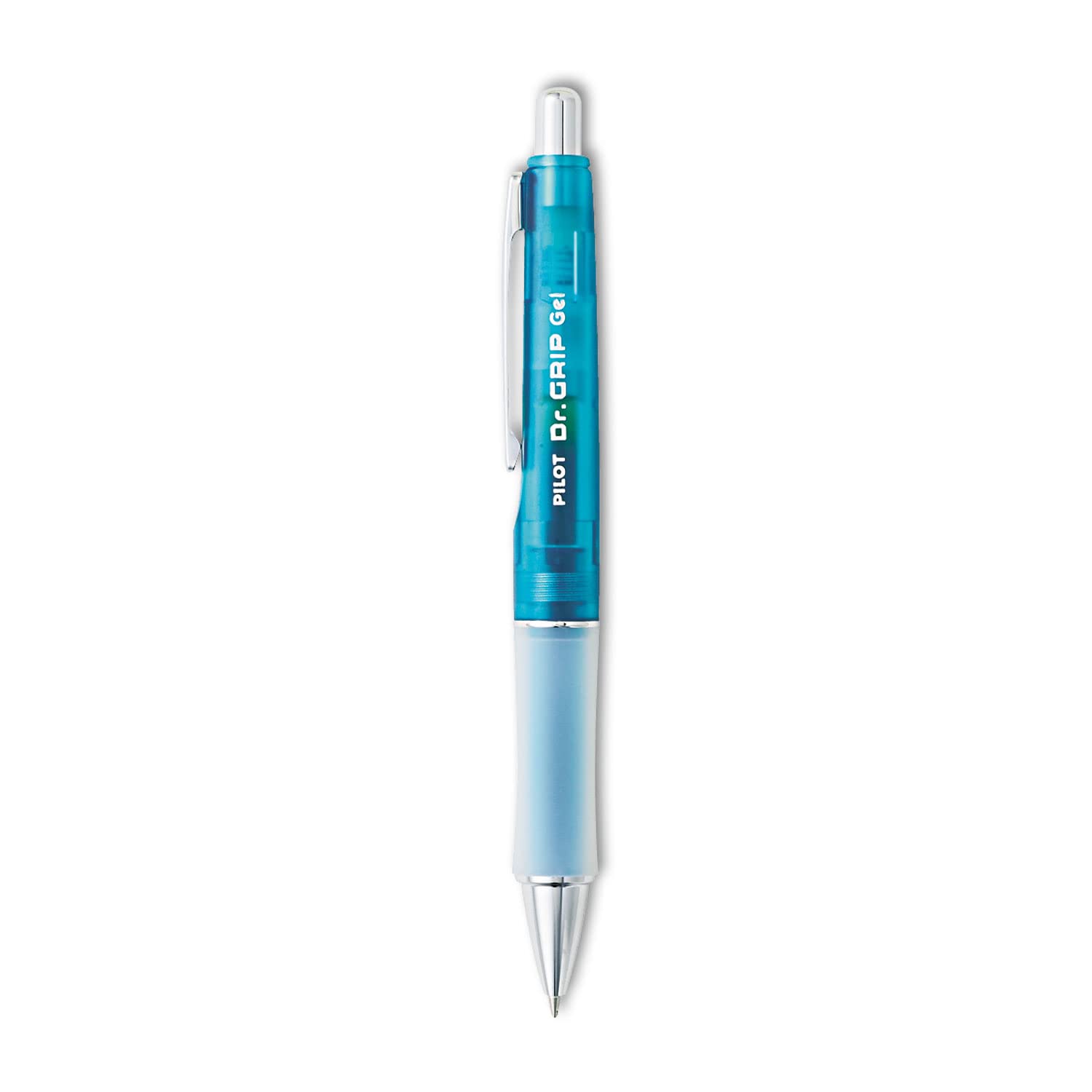 PILOT Dr. Grip Refillable Retractable Gel Pen - Fine Point 0.7mm, Blue Barrel with Black Ink (36260) - Smooth Writing for Office, School & Note Taking