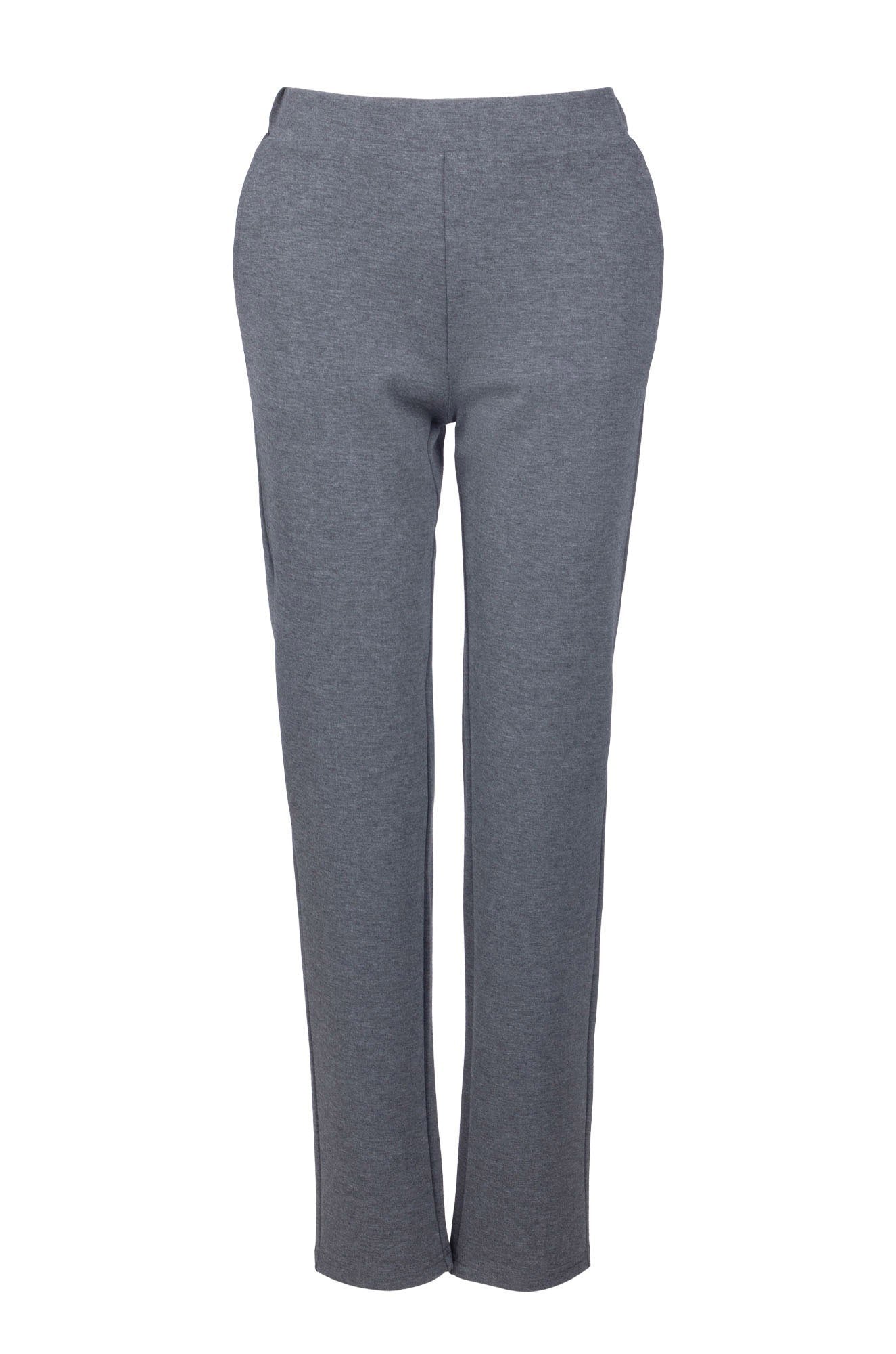 Relaxed Comfort Short Ponte Pants for Women - Graphite Marle Color 9311B1 | Perfect for Casual Wear, Lounging & Travel