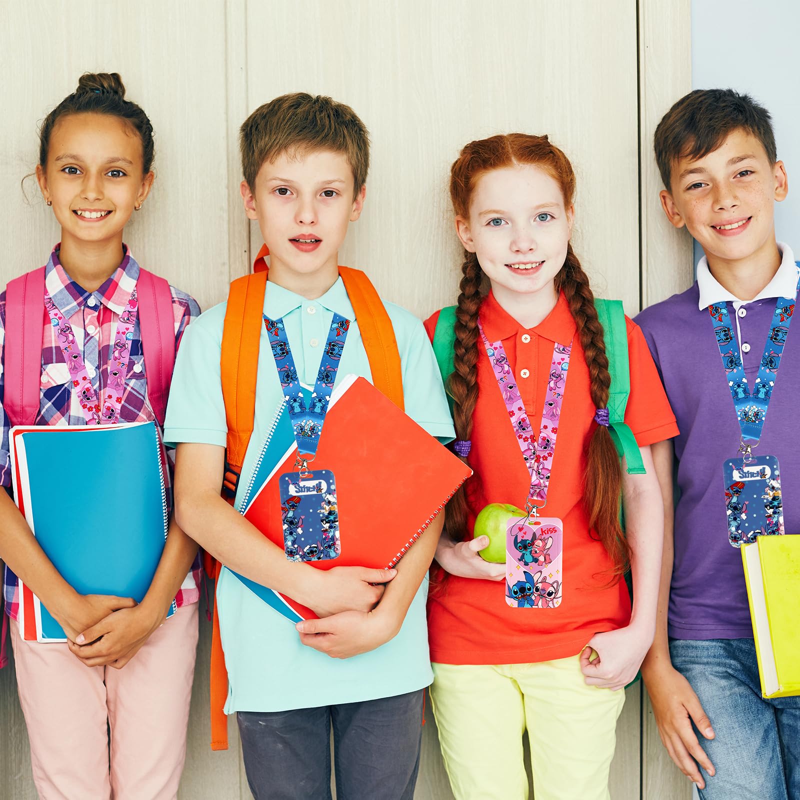 Kids Badge Holder with Adjustable Lanyard - Swivel Lobster Clasp & Detachable Card Holder - ID Badge Reel for Office, School & Bus Pass - Perfect for Teachers, Students & Commuters