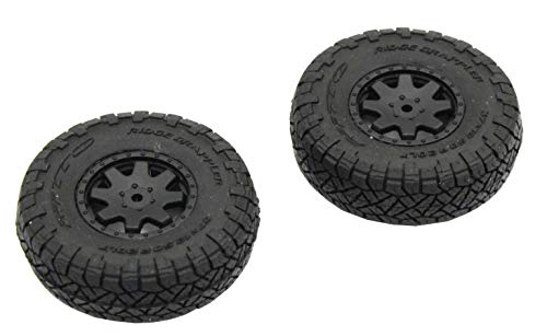Kyosho 4Runner MXTH001HW Pre-Mounted Tires & Wheels with Weight (2pcs) - High Performance RC Car Parts for Off-Road Racing and Crawling