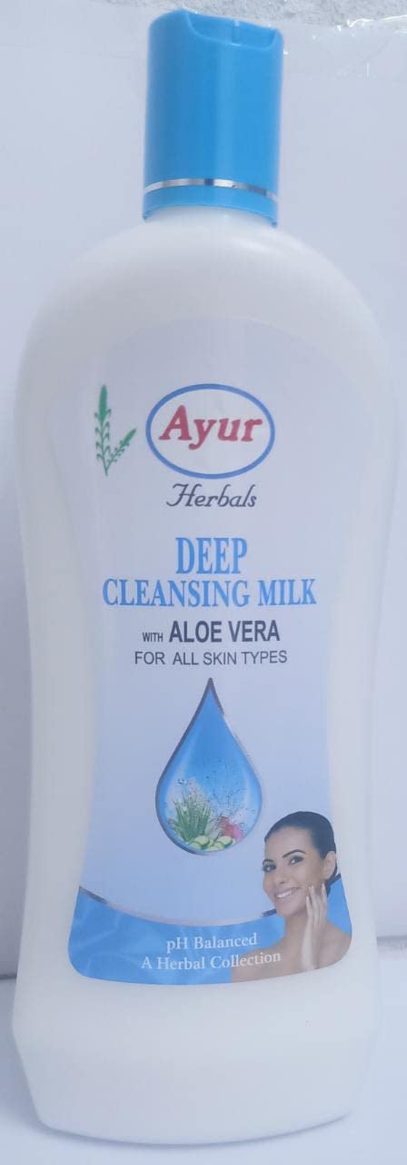 Cymedis Ayur Deep Pore Cleansing Milk - 1000ml | Natural Face Wash for Oily & Acne-Prone Skin | Daily Skincare Routine & Deep Cleansing Treatment