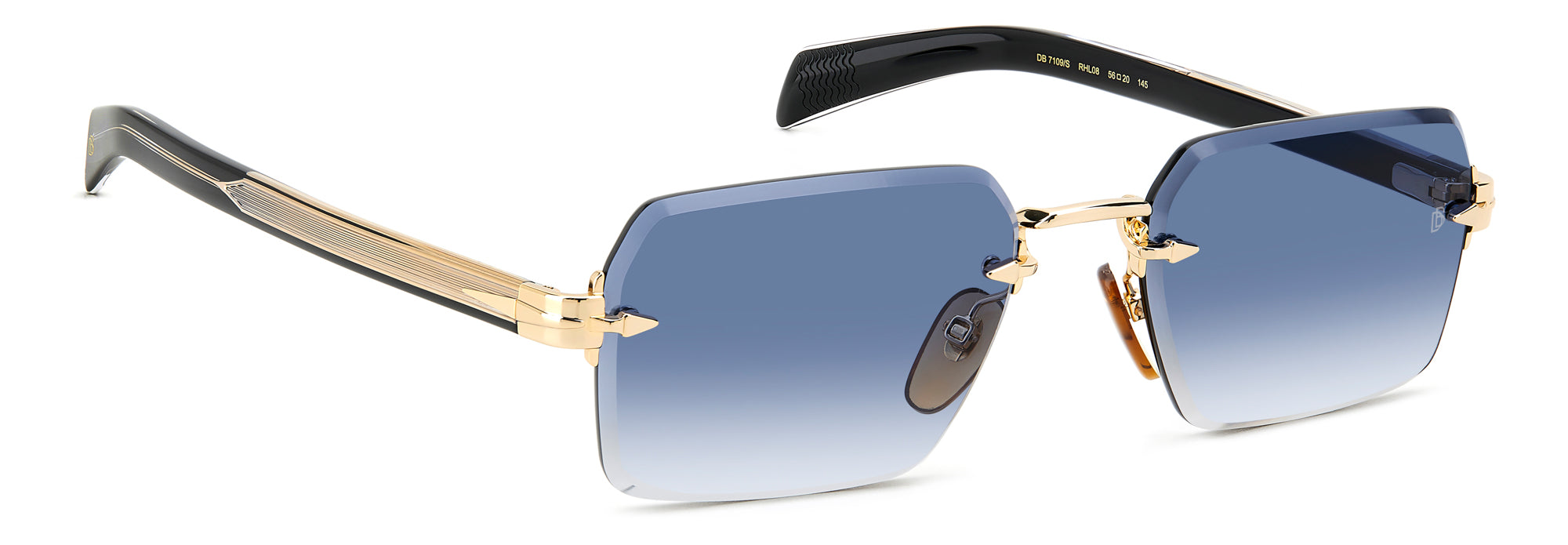 David Beckham DB7109/S Men's Sunglasses - Polarized UV Protection Aviator Style for Driving, Outdoor Sports & Fashion