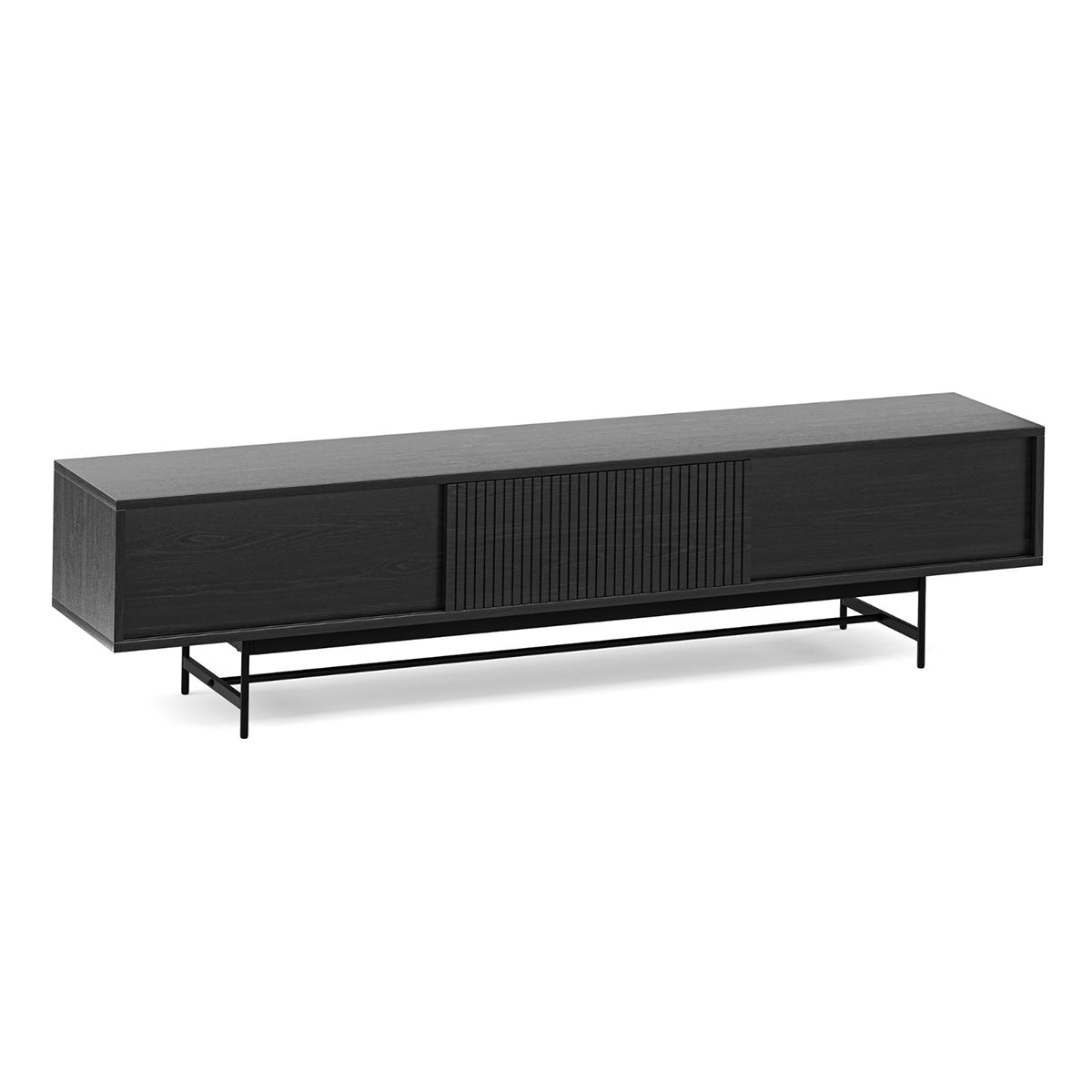 Kelsey 3 Door TV Stand with Storage - Modern Entertainment Center for Living Room, Bedroom & Home Theater - Fits 65 Inch TV & Media Devices
