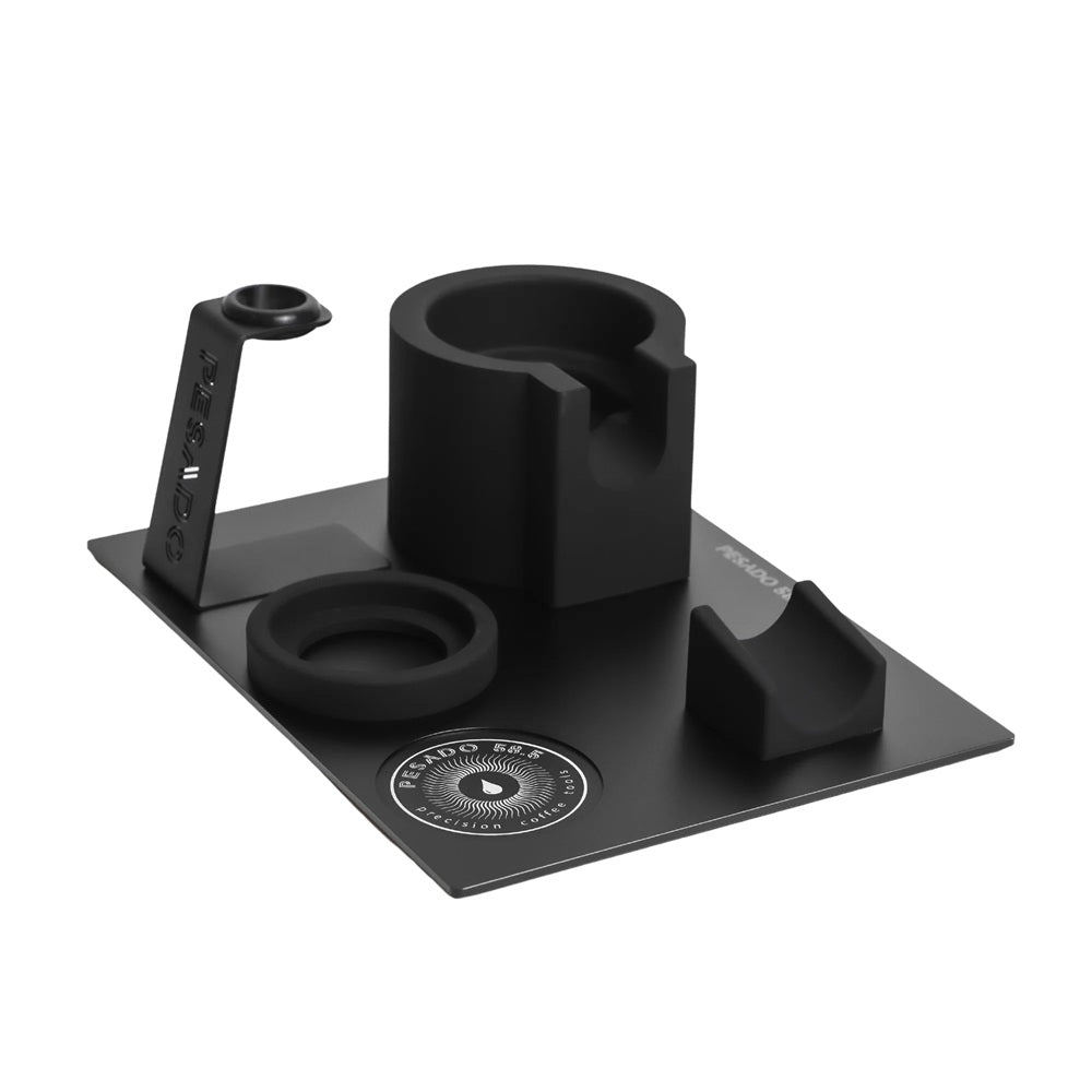 Heavy Duty Tamping Station for Espresso - Professional Coffee Tamper Stand with Non-Slip Base, Perfect for Home Baristas & Coffee Shops (Ideal for Espresso Preparation & Latte Art)