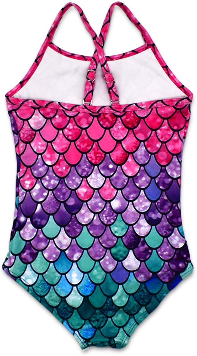 Mermaid Blue & Pink Swimsuit for Women - High Waisted Bikini Set, Tummy Control Swimwear for Beach, Pool, Vacation | Summer Swimsuits for Tropical Getaways & Water Sports