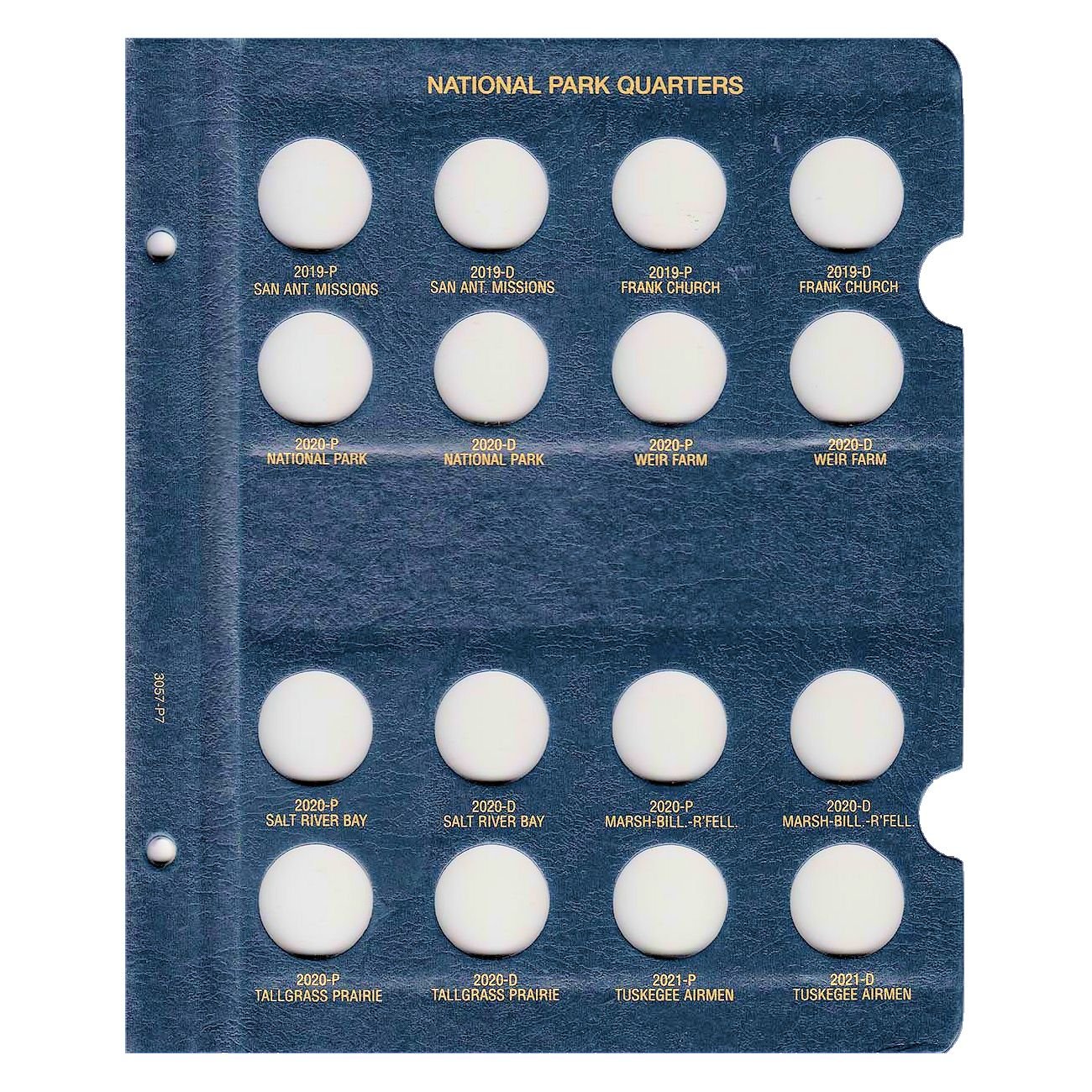 Whitman US National Park Quarters Album 2010-2021 Complete Collection with P & D Mints - Perfect for Coin Collectors, Investors & History Enthusiasts