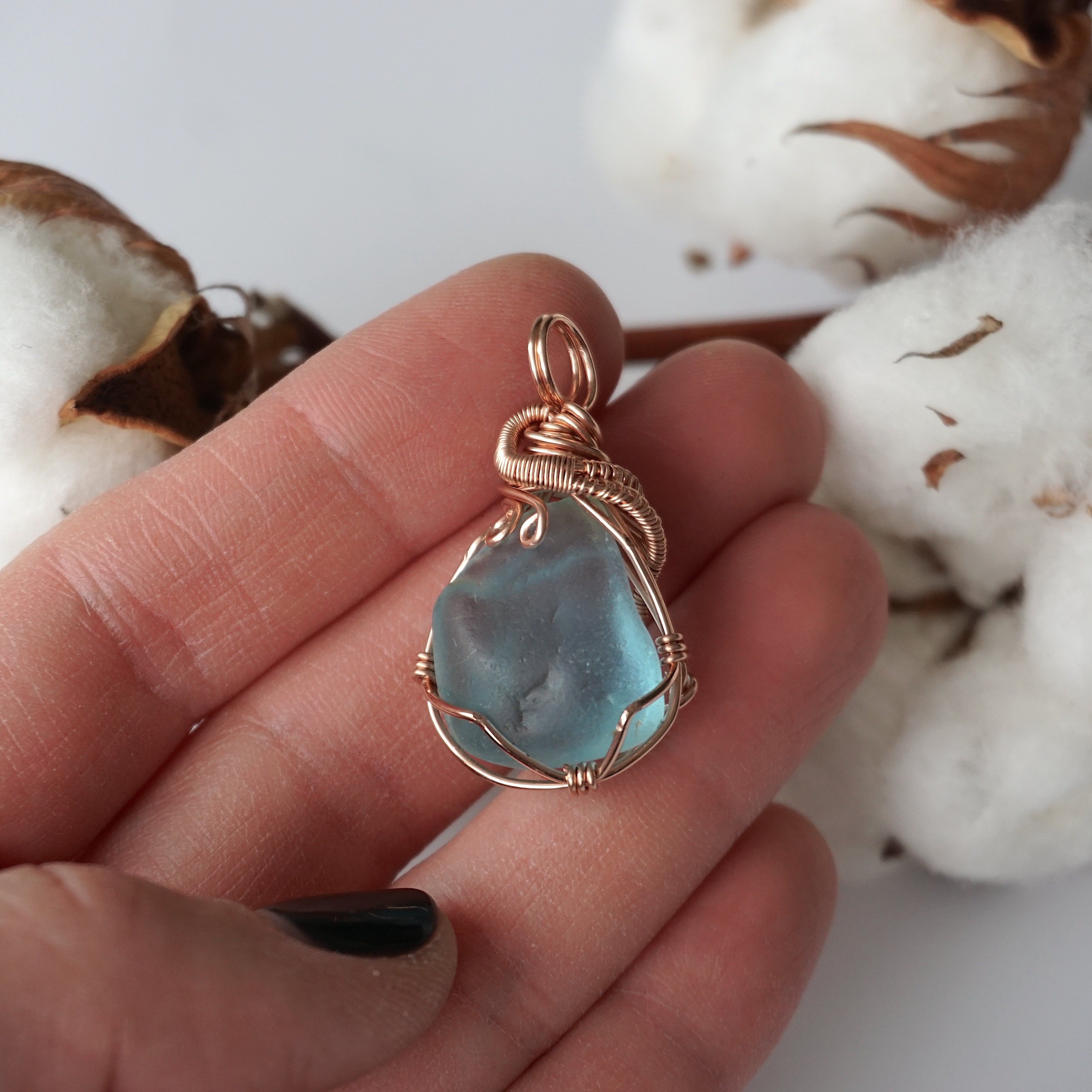 Blue Topaz Rose Gold Jewelry - Elegant Pendant Necklace for Women, Perfect for Gifts, Weddings & Special Occasions