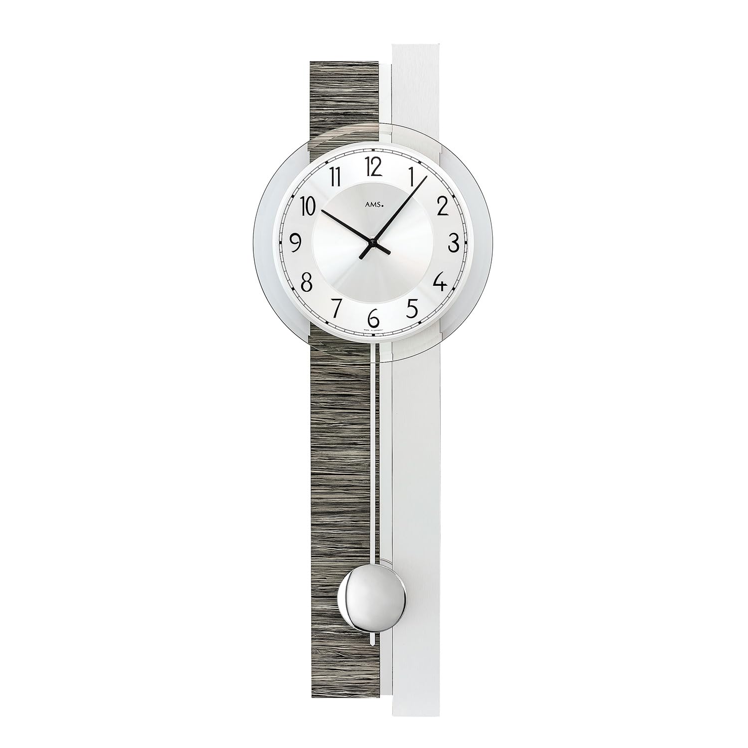 Modern Quartz Wall Clock - Silent Non-Ticking Battery Operated Clock for Home, Office, and Living Room Decor - Perfect for Bedroom, Kitchen, and Workspace