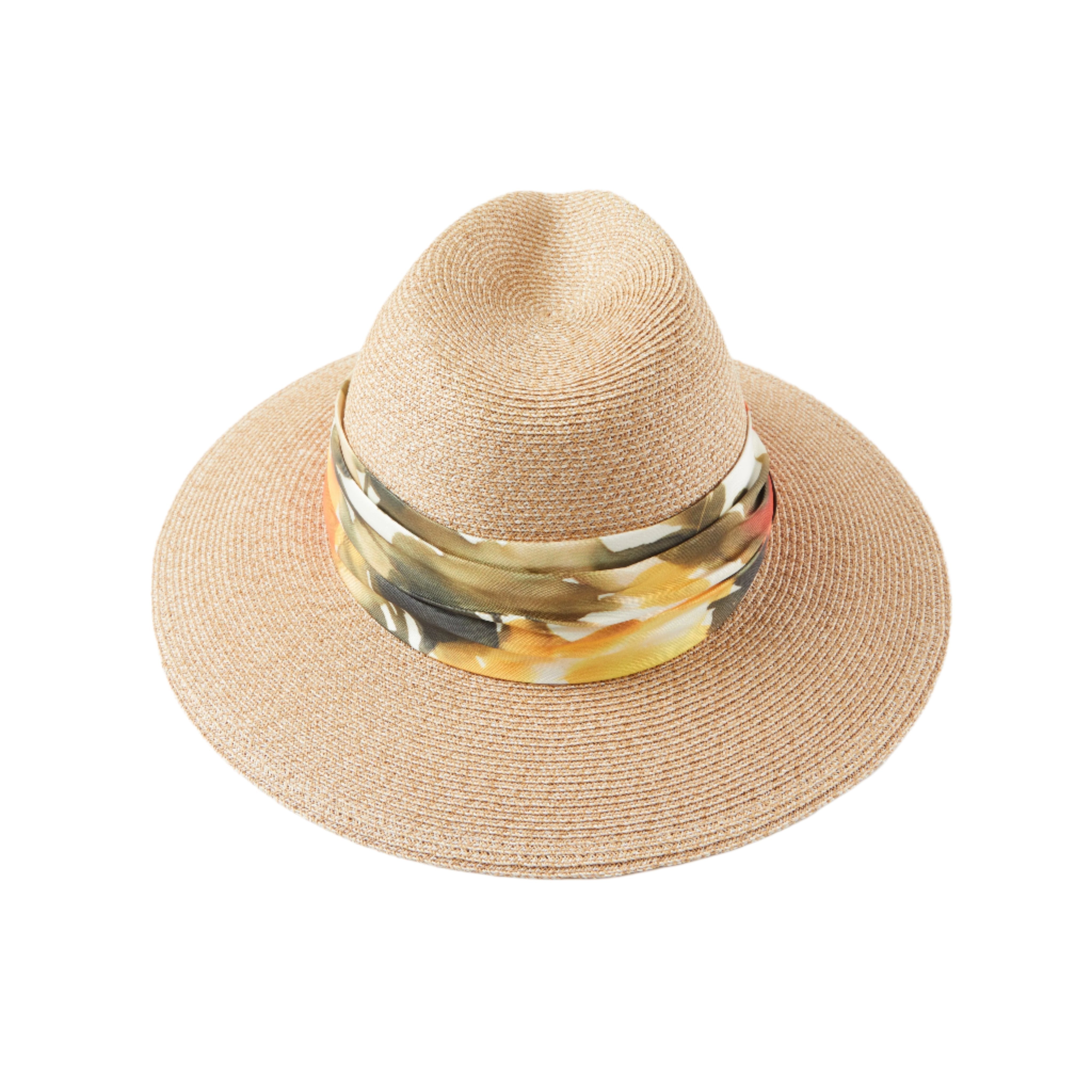 Courtney Toyo Packable Fedora Hat for Women - Stylish Foldable Sun Hat for Travel, Beach & Outdoor Activities