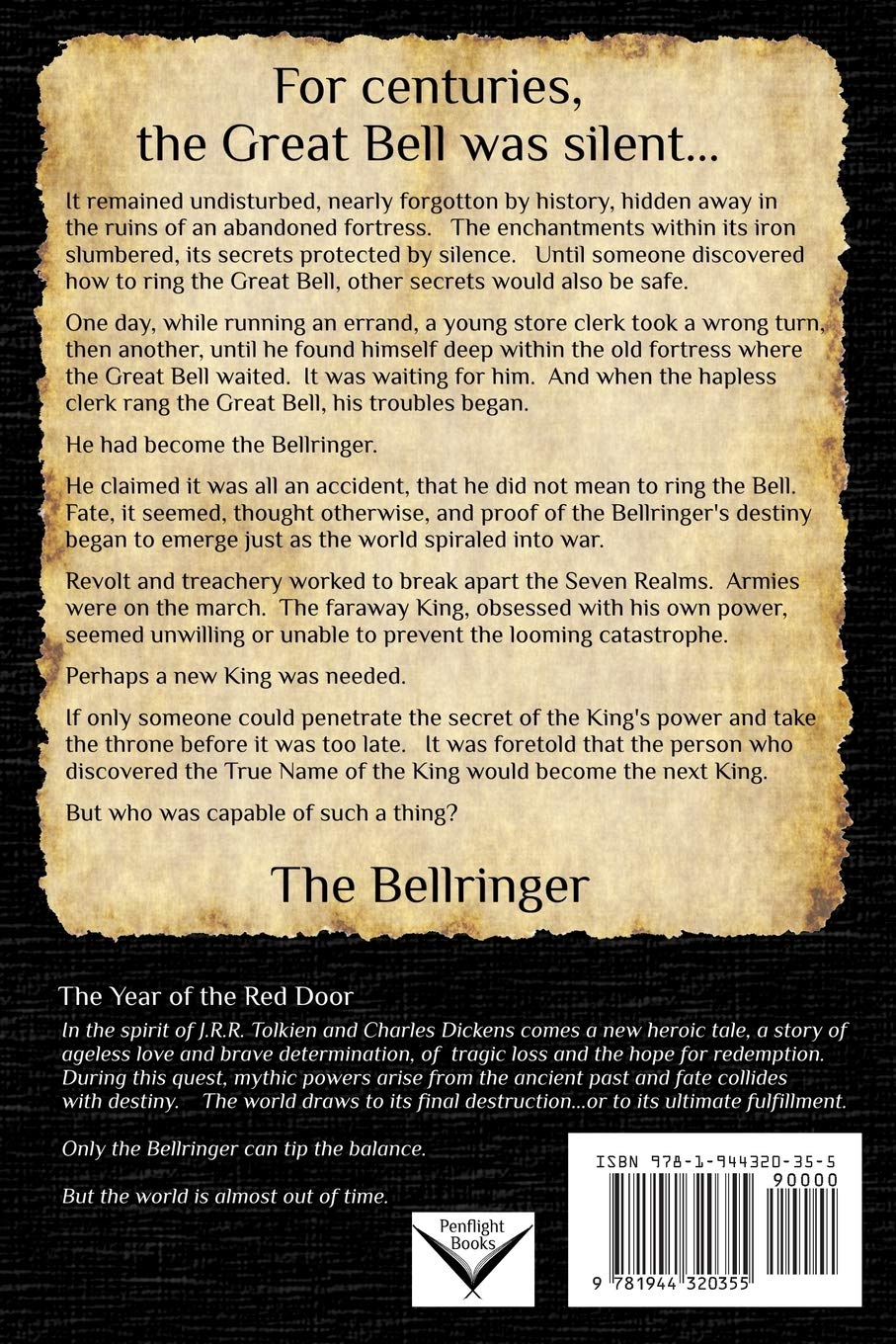 The Bellringer: Volume 1 of The Year of the Red Door - Fantasy Book Series for Adults, Epic Adventure Novel, Dark Fantasy Fiction - Perfect for Book Clubs & Late-Night Reading