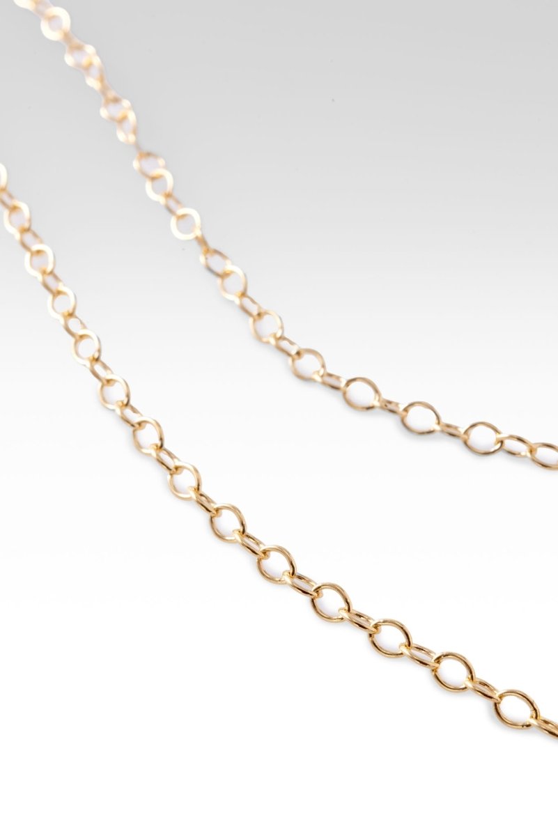 18K Gold Peace & Hope Necklace with White Zirconia & Freshwater Pearl - Elegant Jewelry Gift for Women, Perfect for Weddings, Anniversaries & Special Occasions