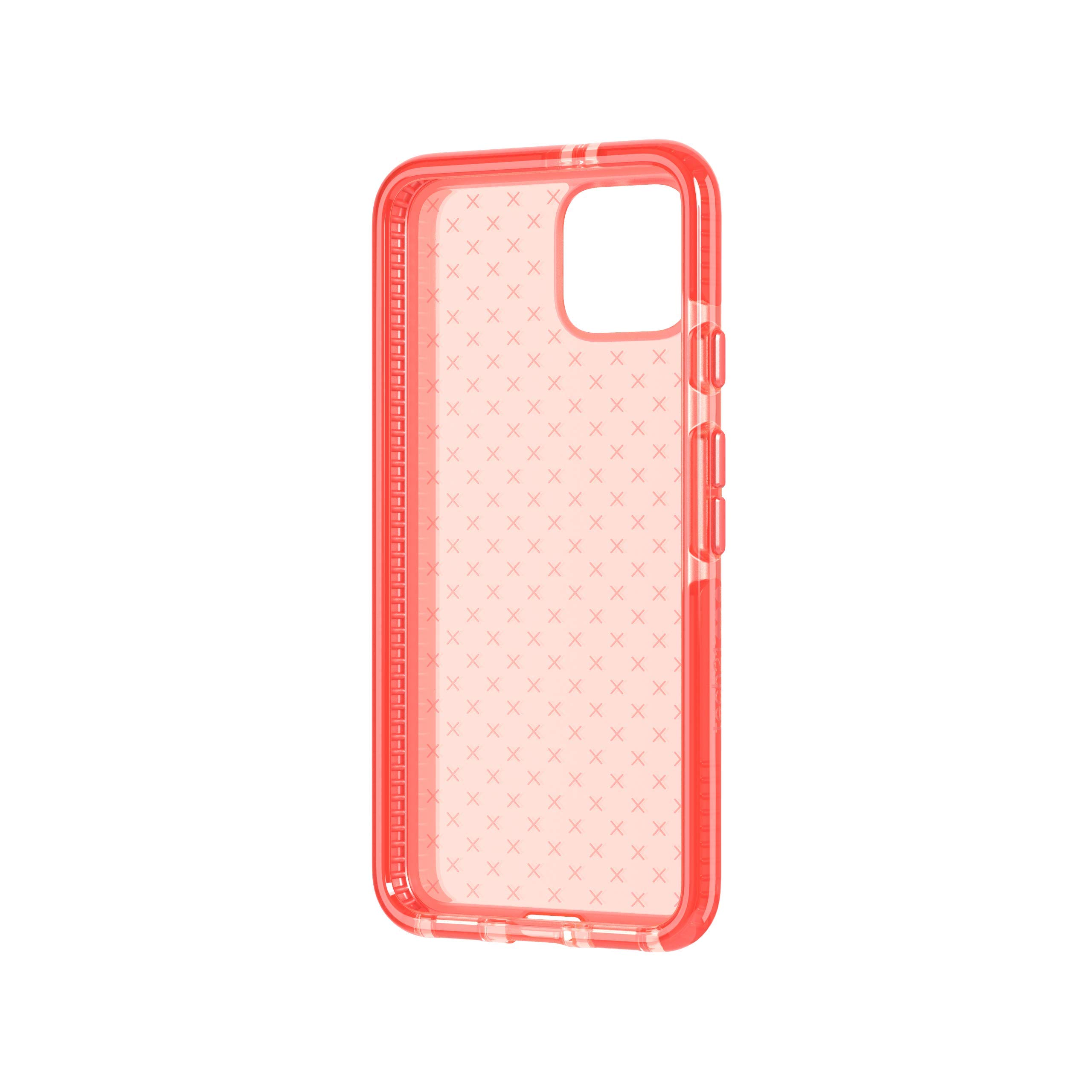 Tech21 Evo Check Google Pixel 4 Case - Coral, Antimicrobial & 12ft Drop Protection for Outdoor Use