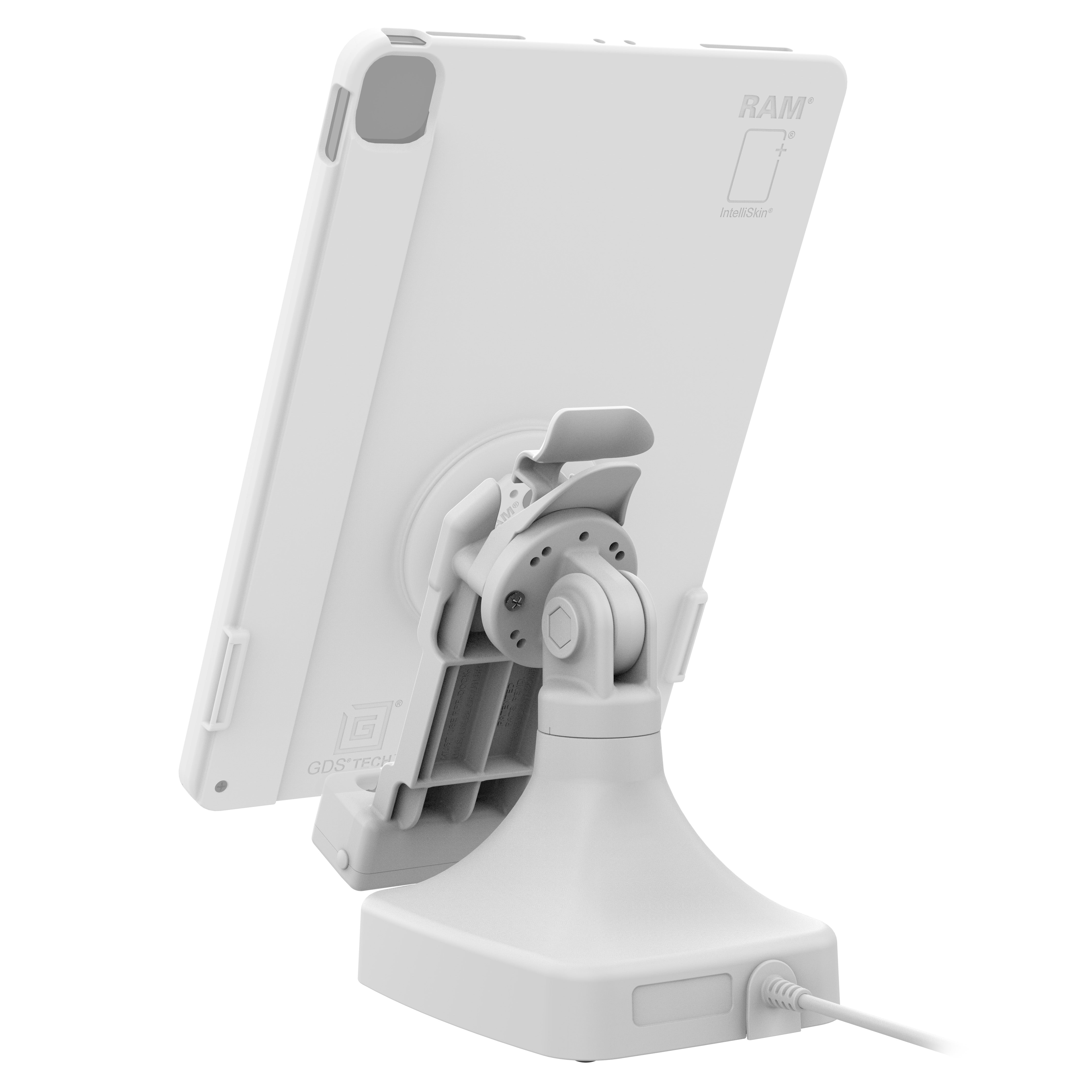 GDS® Uni Conn™ Tilt & Swivel USB-C Docking Station - Gray (RAM GDS DOCK D14 U1C GRY) | Universal Laptop & Tablet Mount for Home Office, Gaming & Workspace Setup