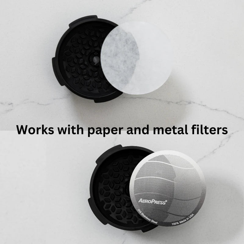 AeroPress Flow Control Filter Cap - Perfect for Travel, Camping & Home Brewing - Compatible with AeroPress Coffee Maker - Durable & Leak-Proof Design