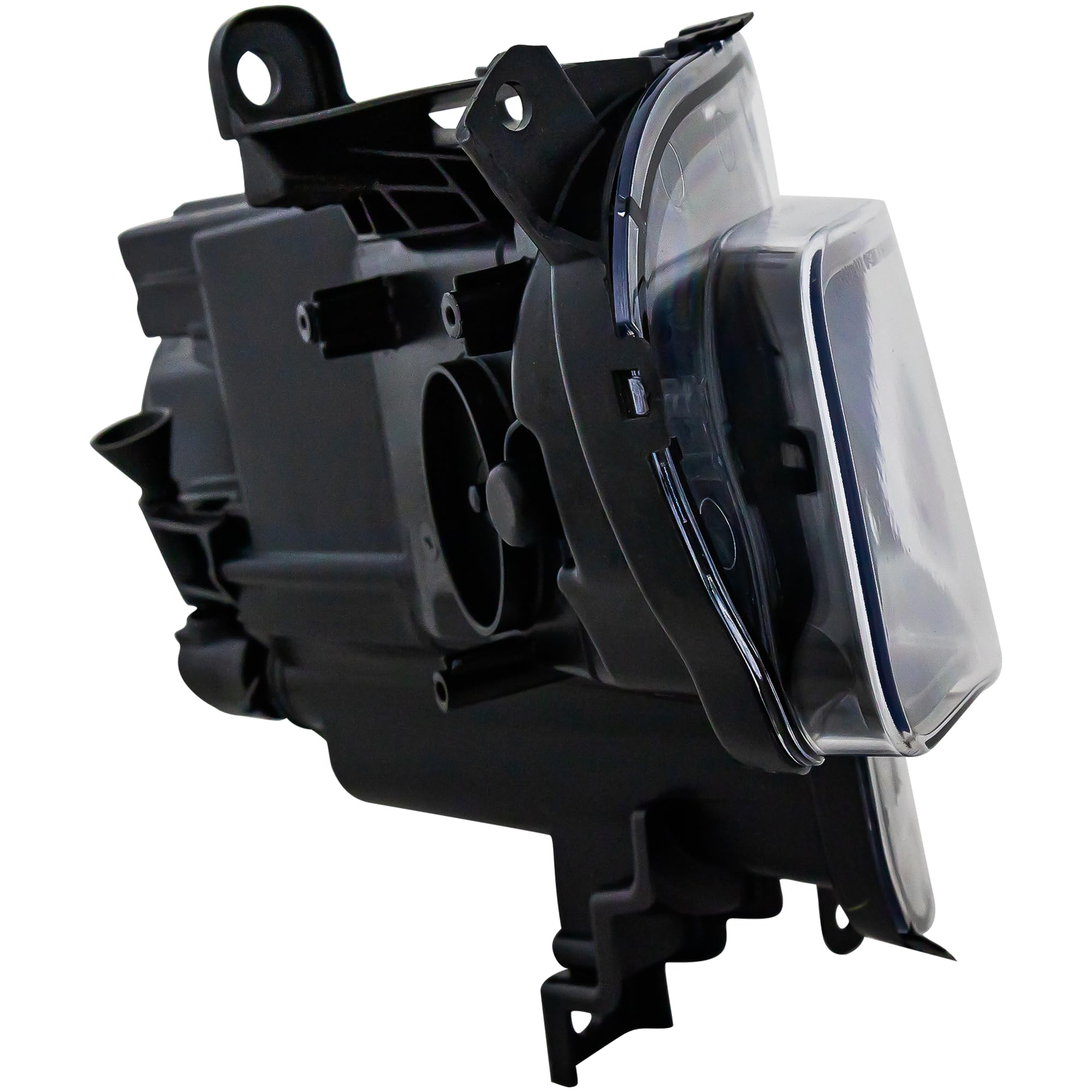 Evan Fischer Driver Side Headlight Assembly for Jeep Cherokee 2014-2018 | Halogen Headlamp with Bulbs | CAPA Certified | Black Trim | Replaces OEM #68102847AE | Perfect for Night Driving & Off-Road Adventures