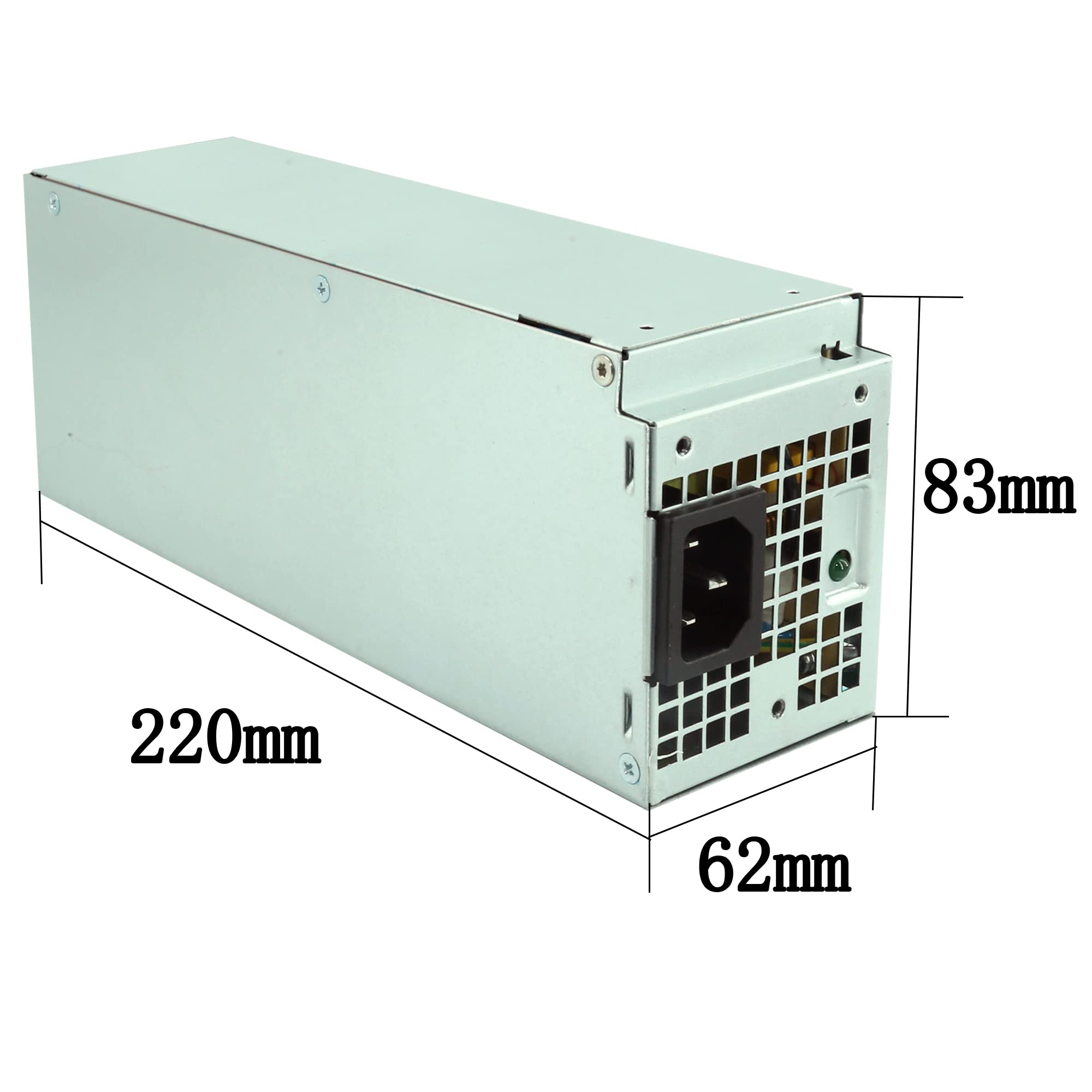 360W Dell Optiplex 3050 7050 7060 MT Power Supply - Compatible with Vostro 3668 3669 SFF (H360EGM-00 L360EGM-00 0VM8KR 8HKG7) - Replacement PSU for Office & Home Desktop Computers