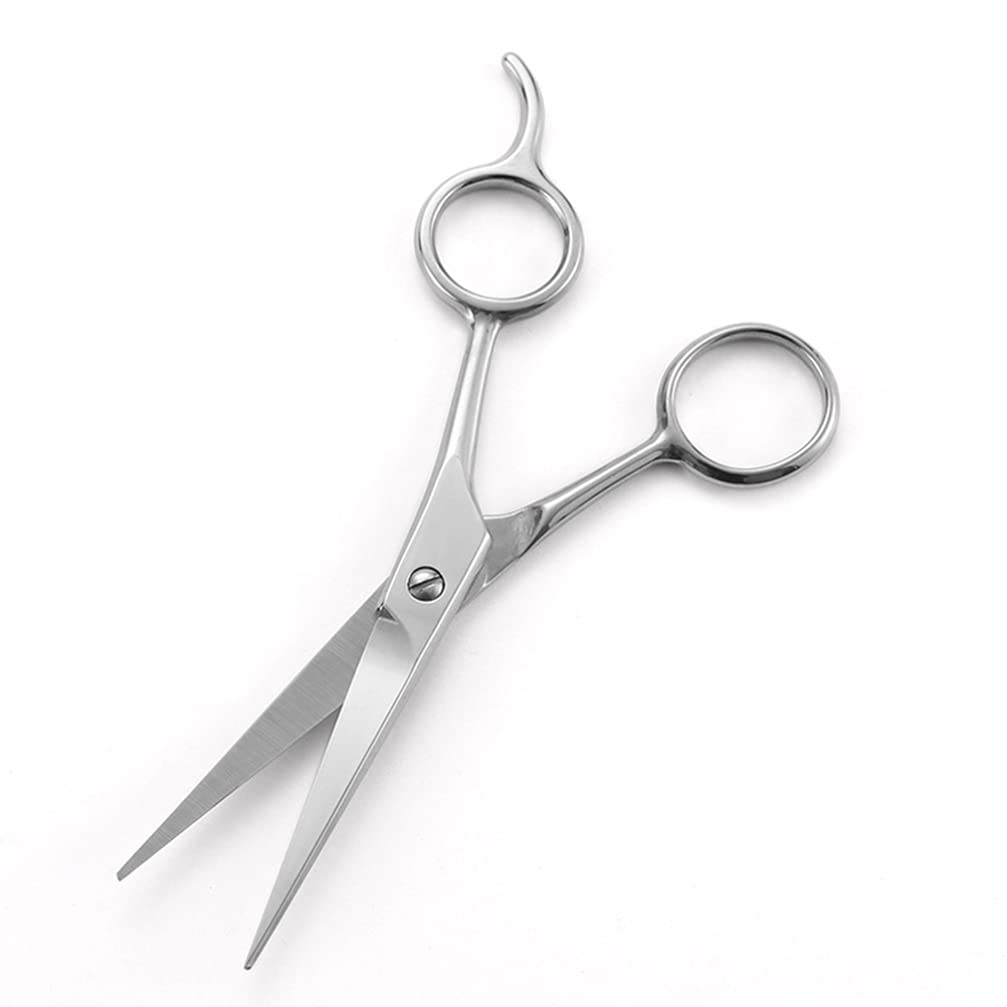 Professional Stainless Steel Beard Scissors & Hair Trimming Razor Set - Precision Grooming Kit for Men's Facial Hair, Mustache & Sideburns - Perfect for Home Barbering, Salon Styling & Travel Grooming Essentials