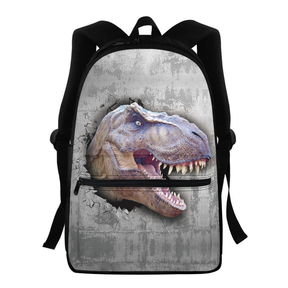 JooMeryer Kids Dinosaur Backpack - Lightweight Elementary School Bag for Boys & Girls, Cool Dino Design - Perfect for School, Travel & Outdoor Adventures
