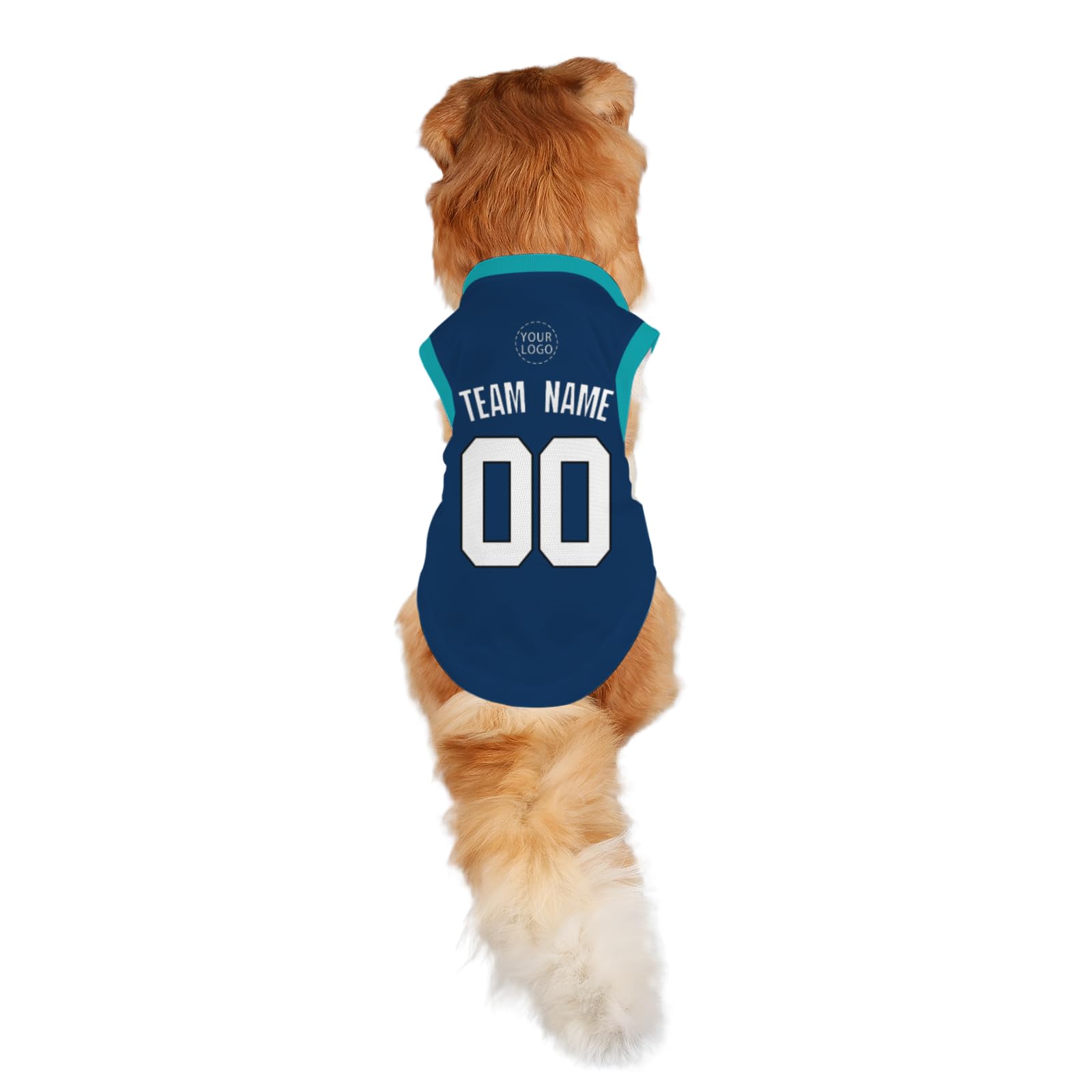 Custom Dog Baseball Jersey - Personalized Pet Tank Top for Small, Medium & Large Dogs - Perfect for Pet Parties, Photo Shoots & Game Day Outfits