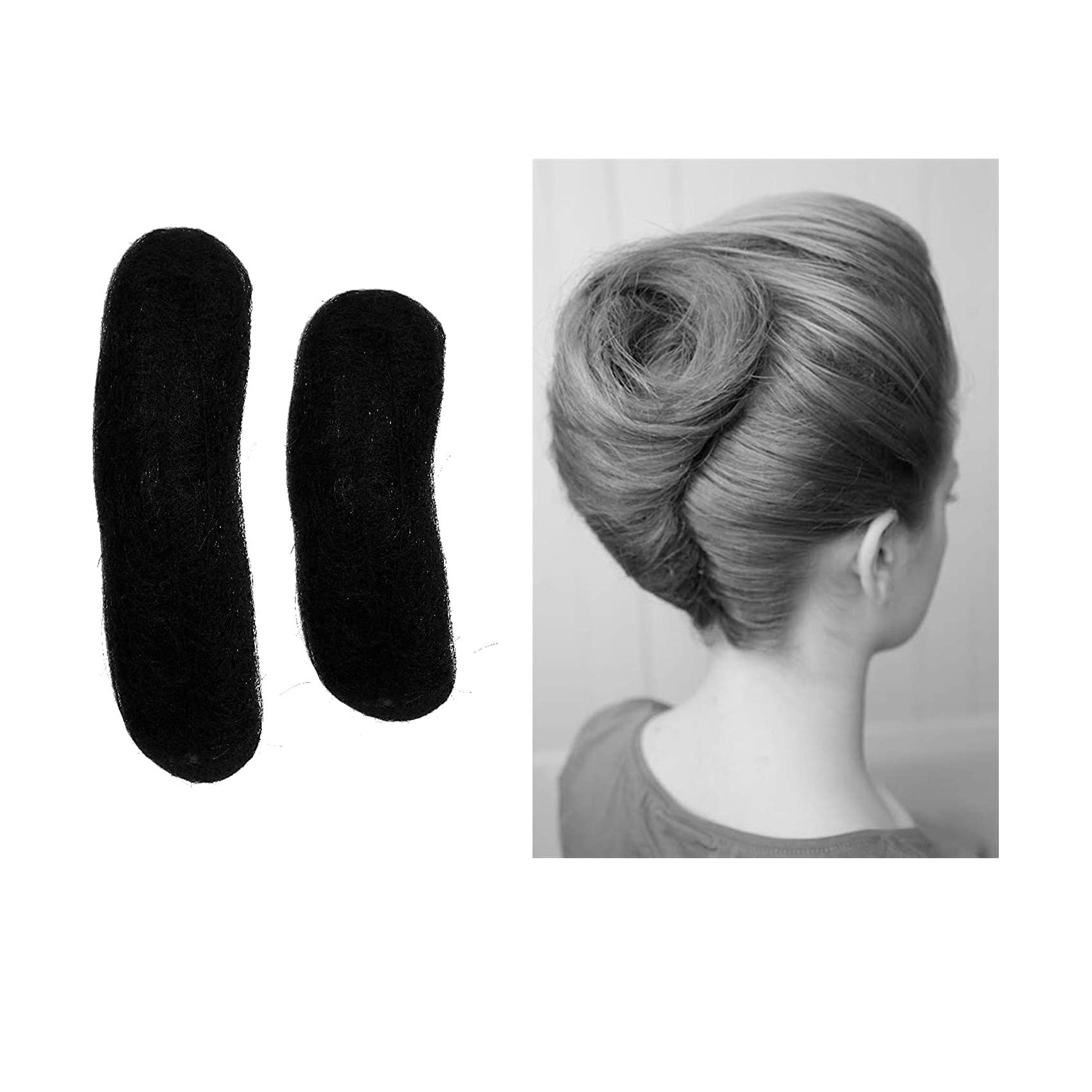 Navjai 3-Piece Hair Bun Maker Set - Snap & Roll Styling Tool for Thin Hair & Mini Buns | Magic Updo Donut Shaper for Volume & Puffs | Perfect for Women & Kids Hair Styling at Home, Parties & Special Events