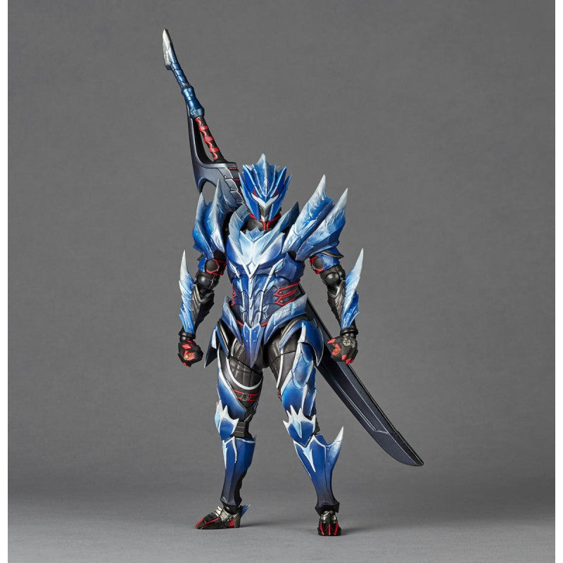 Amazing Yamaguchi Revoltech Figure Complex Hunter (Lunagaron Armor Set) - Monster Hunter Rise: Sunbreak NR027 Action Figure - Highly Articulated Collectible for Fans & Gamers - Perfect for Display, Cosplay, and Gaming Enthusiasts