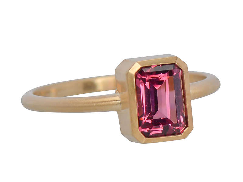 Pink Serenade Umbalite Garnet Ring – Elegant Gemstone Jewelry for Women | Perfect for Weddings, Anniversaries & Special Occasions