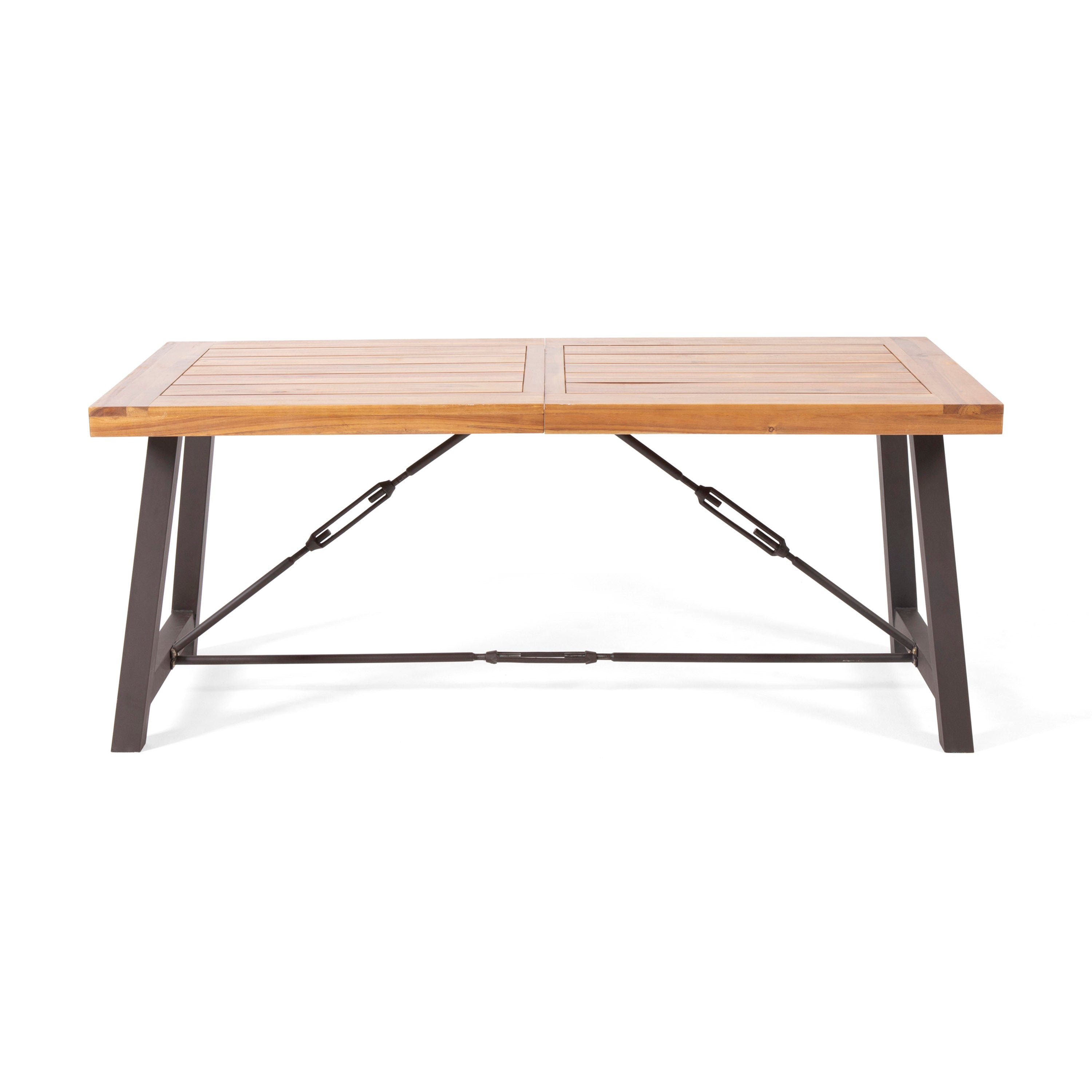CATRIONA 3-Piece Wooden Outdoor Dining Set - Patio, Garden, Backyard Furniture for Al Fresco Dining & Entertaining