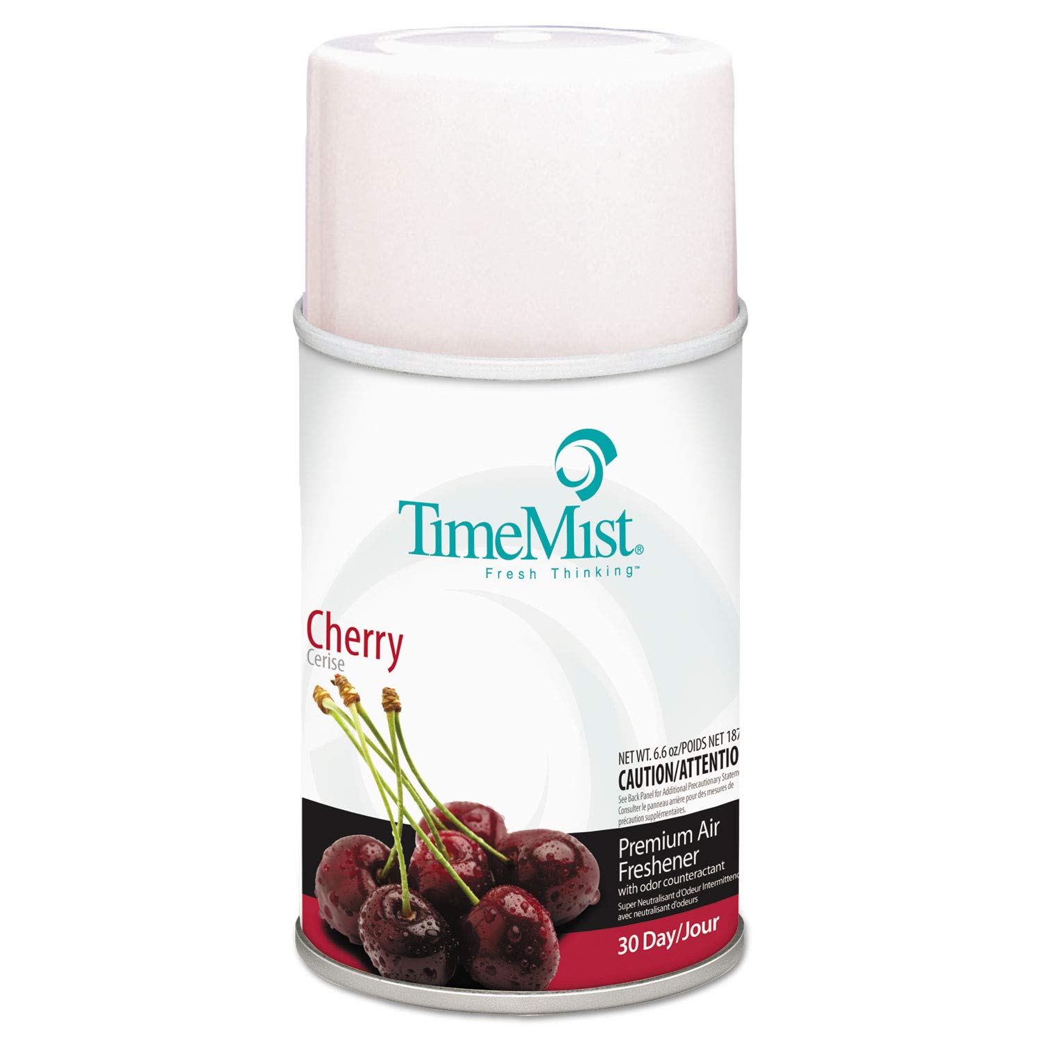 Premium Cherry Scented Metered Air Freshener Refill - 6.6 oz Aerosol (Pack of 12) for Home, Office & Car - Long-Lasting Fragrance & Odor Eliminator