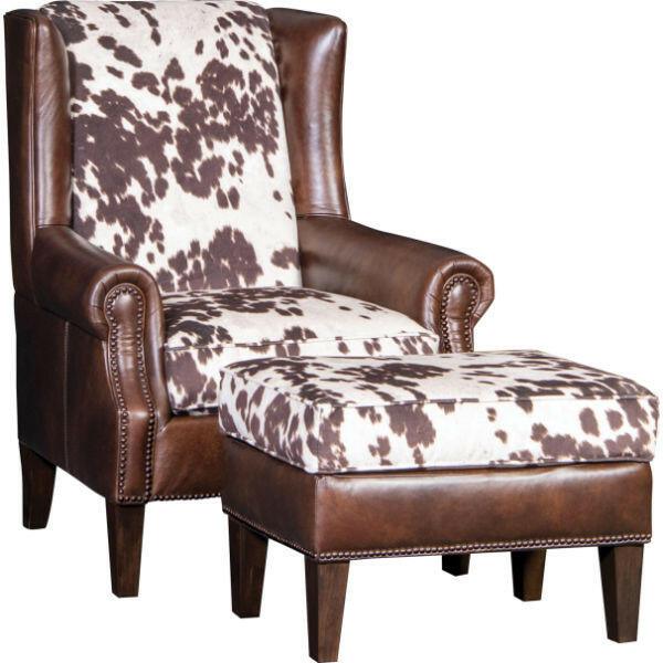 Canyon Udder Madness Recliner Chair with Ottoman 8486LF40/50 - Comfortable Living Room Furniture for Relaxing & Lounging at Home