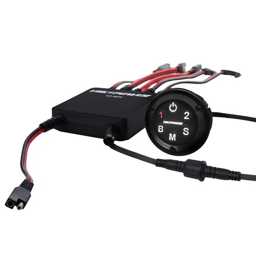 Yak-Power YP-RP5R 12V Power Panel Switching System - Plug & Play Kayak Electronics Control for Lights, Fish Finders & More | Perfect for Kayak Fishing & Outdoor Adventures