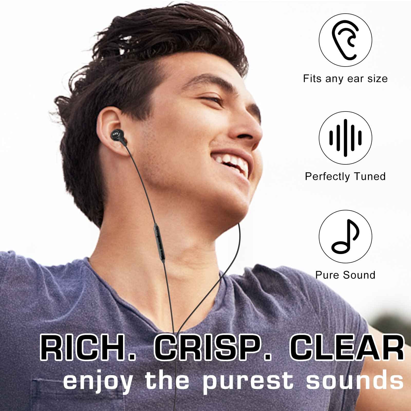 UrbanX OEM 2021 Stereo Headphones for Google Pixel 6 - Noise Cancelling Wired Earbuds with Braided Cable & Built-in Mic - USB-C Connector (Black) - US Version with Warranty - Perfect for Commuting, Gaming & Work Calls