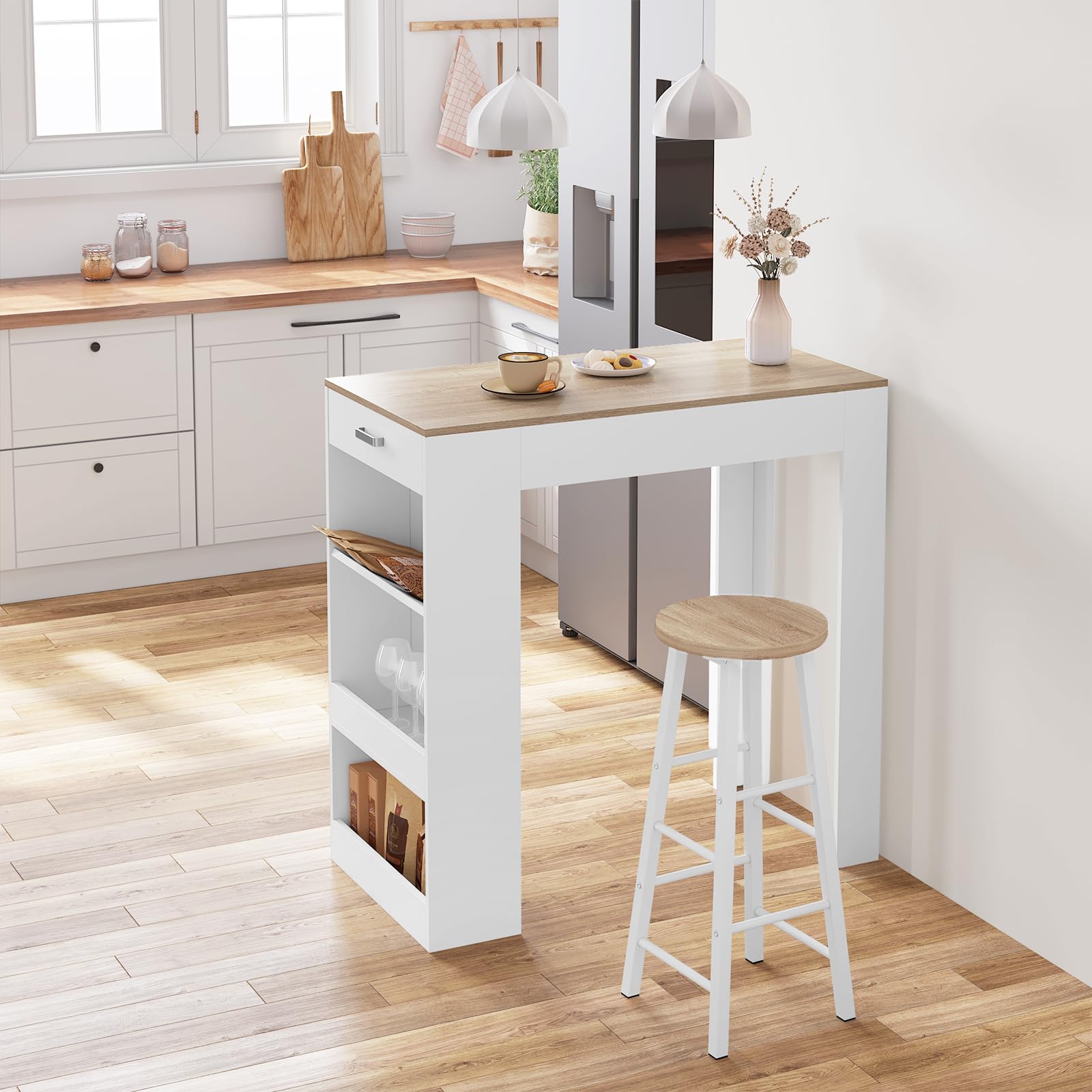 WOLTU 2-Pack Bar Stools for Kitchen & Dining Room - 30