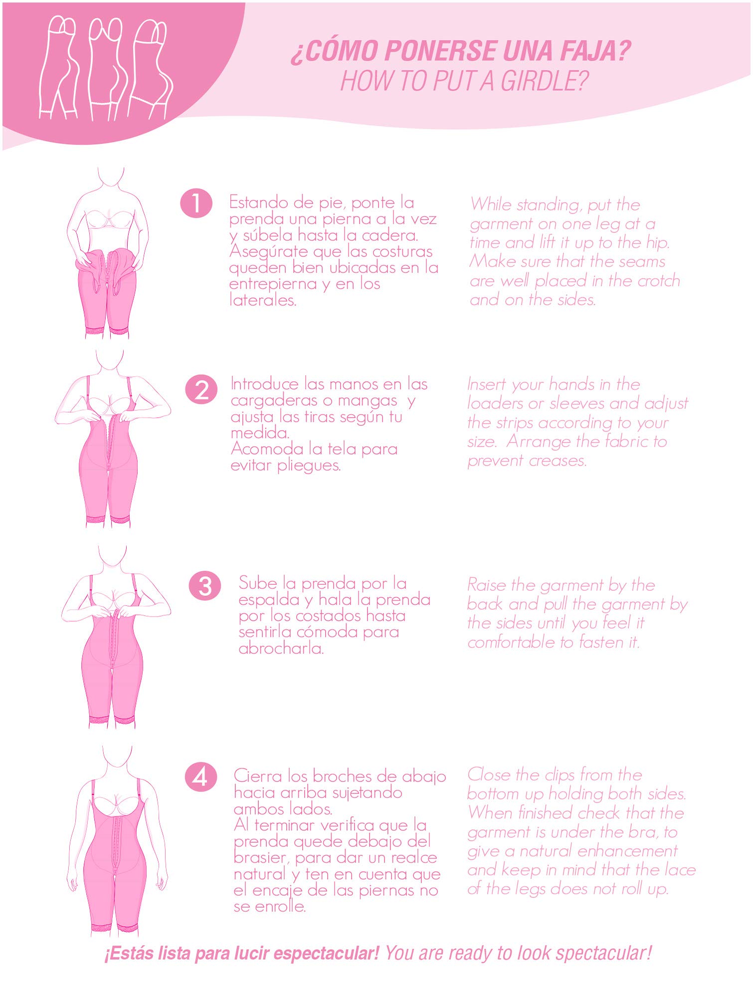 M&D 0164 Firm Body Shaper Mid Thigh Bodysuit Girdle | Colombian Shapewear for Women | Slimming Waist Trainer & Tummy Control | Perfect for Everyday Wear, Special Occasions & Postpartum Recovery
