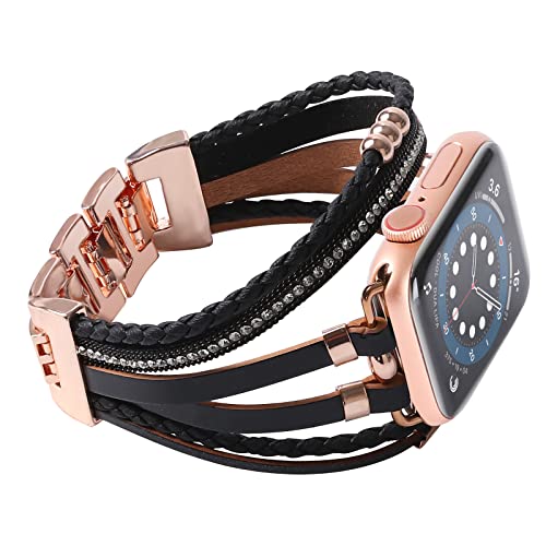 Black with Rose Gold