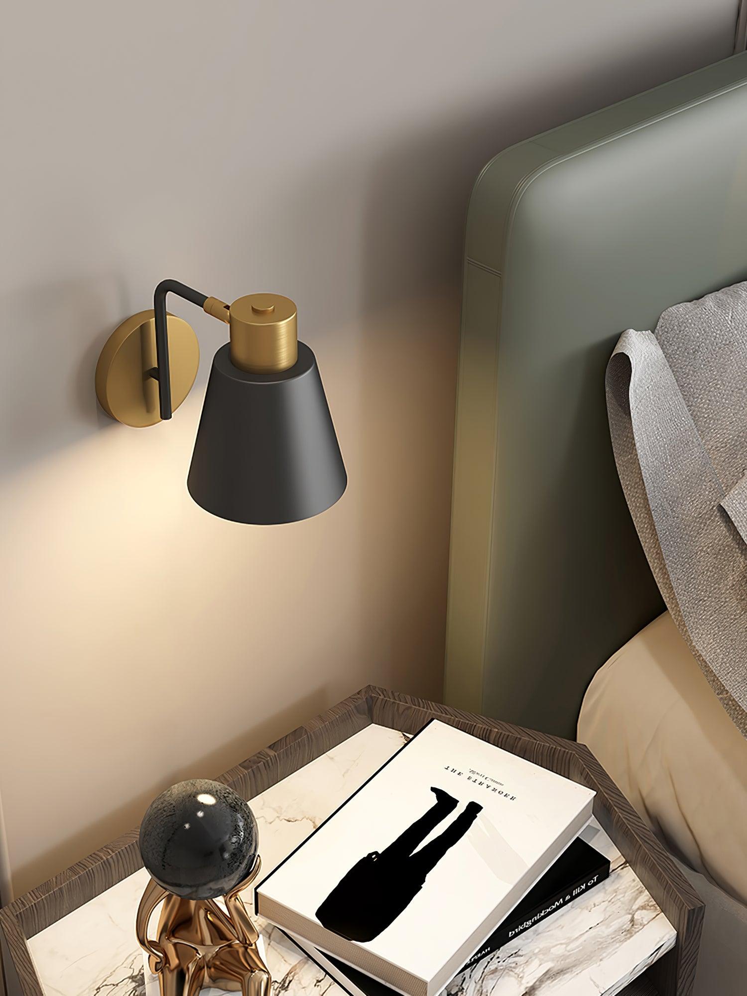 Adjustable Swing Arm Wall Lamp - Modern Reading Light for Bedroom, Living Room & Office - Dimmable LED Wall Sconce with Flexible Gooseneck Design