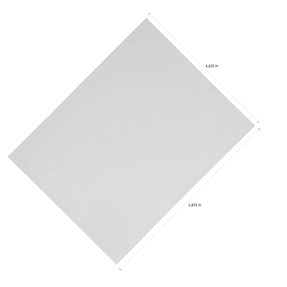 JAM PAPER Clear A2 Cello Sleeves 4 5/8