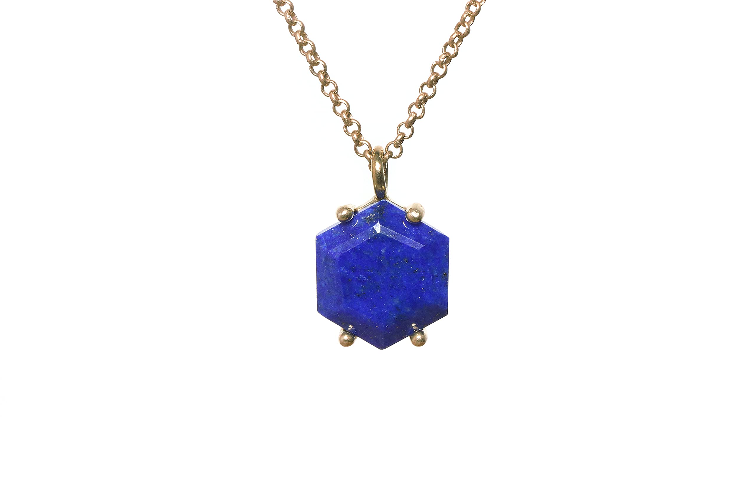 Deep Blue Lapis Lazuli Necklace for Women - Handmade September Birthstone Pendant, Unique Gemstone Statement Jewelry - Perfect Gift for Birthday, Anniversary & Special Occasions